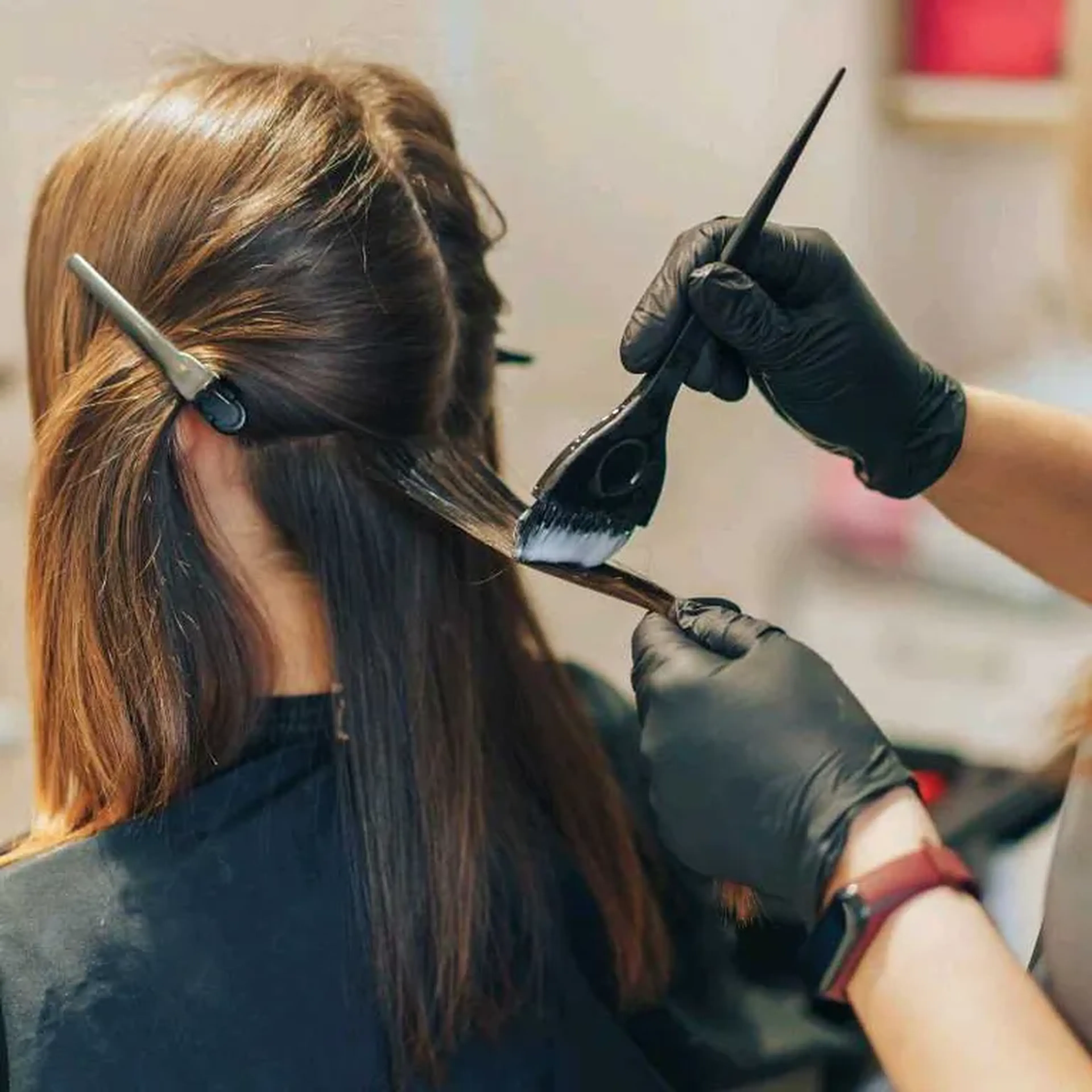 Tintura de cabelo feminino imagem