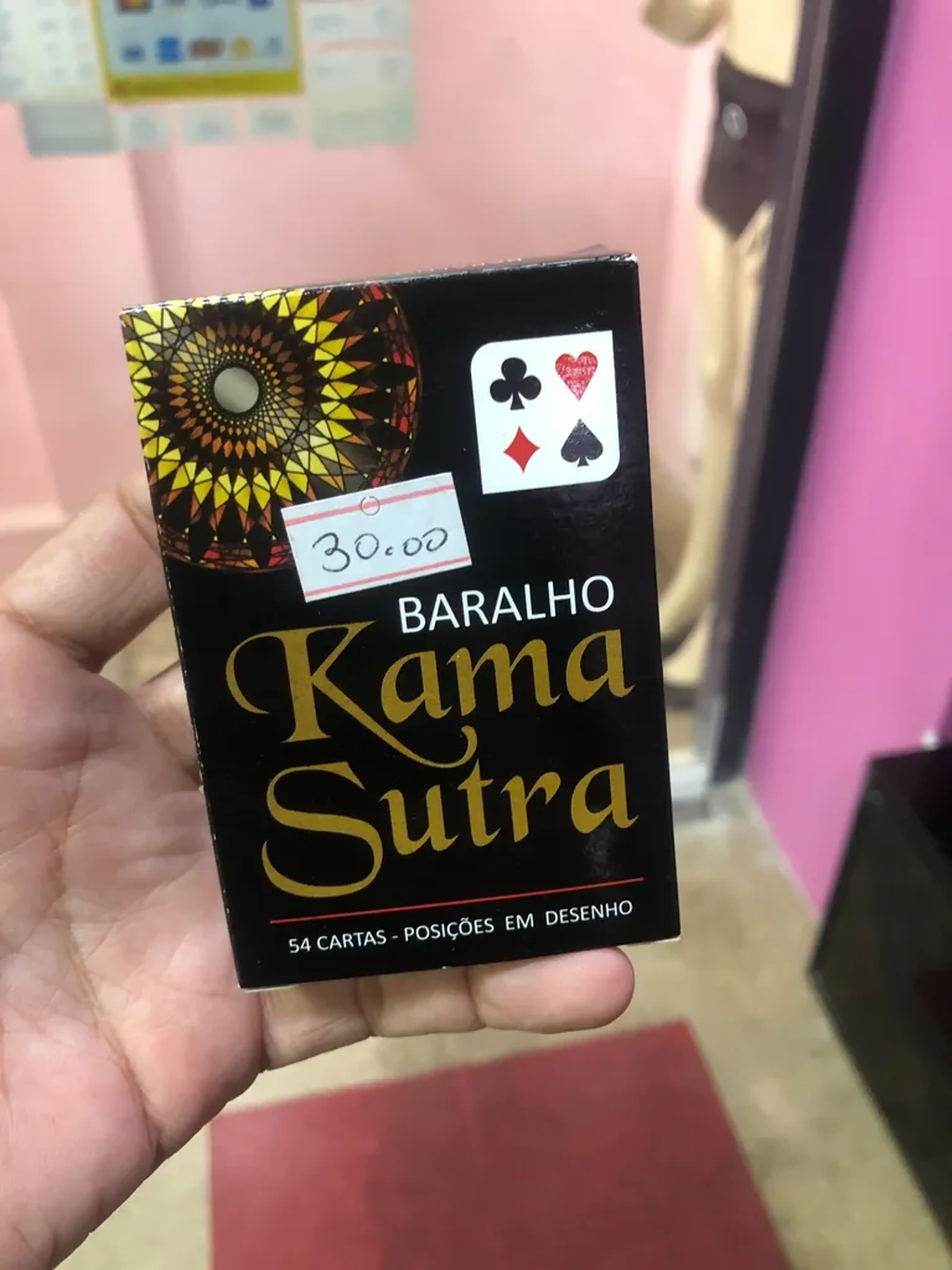 Baralho de posição sexual imagem