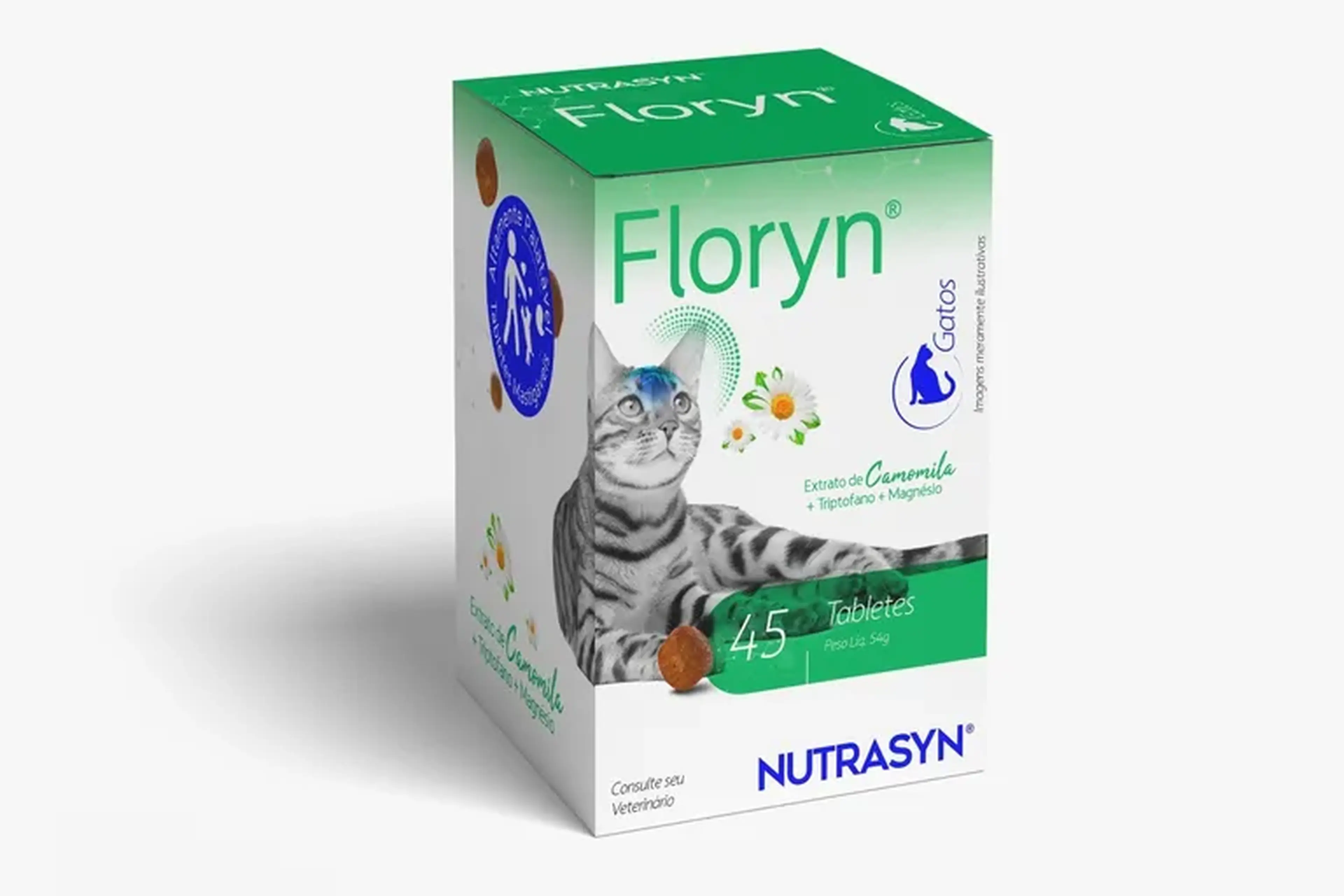 FLORYN GATOS 45 TABLETES imagem