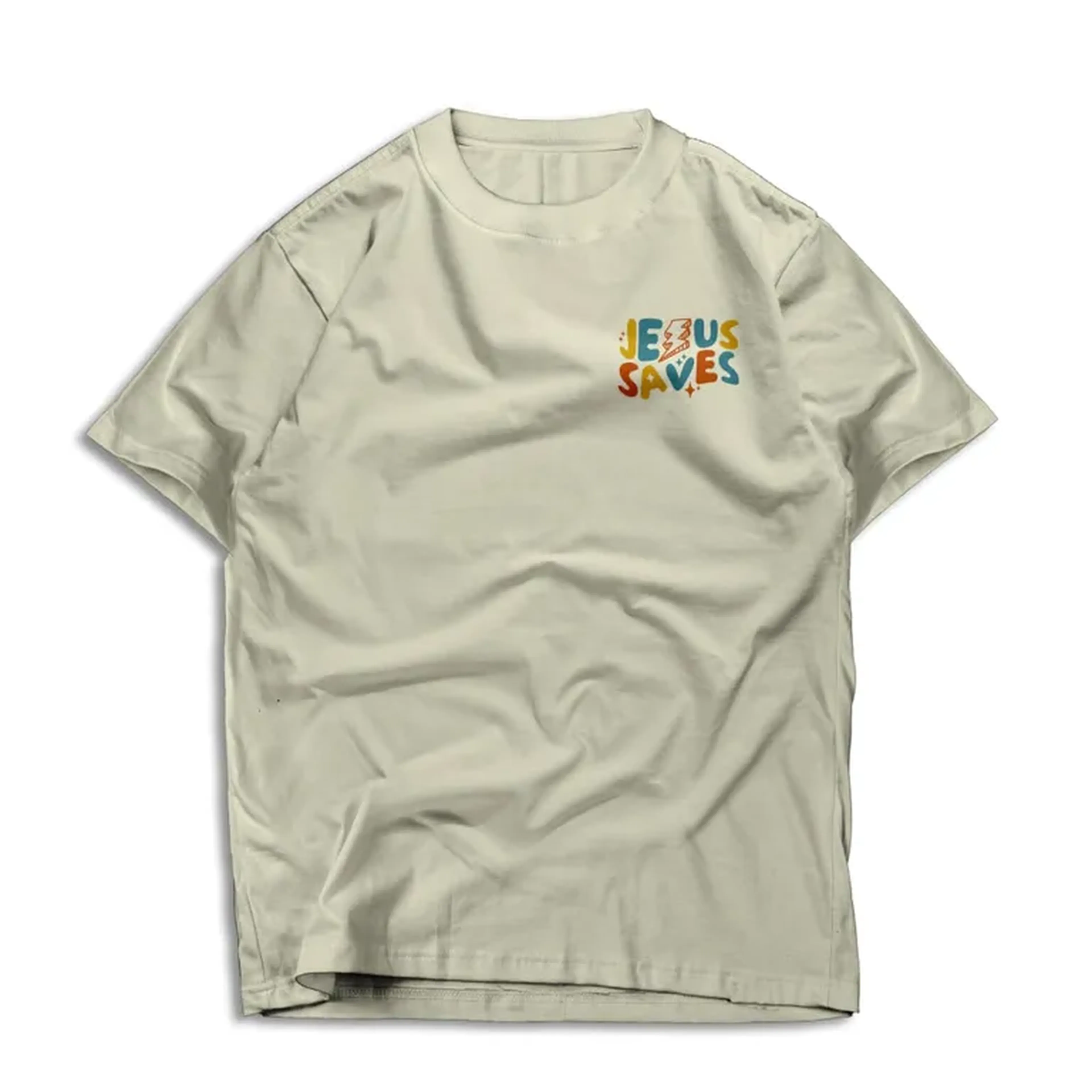 Camiseta Oversized: Jesus Saves Bro TAM - M,G,GG imagem