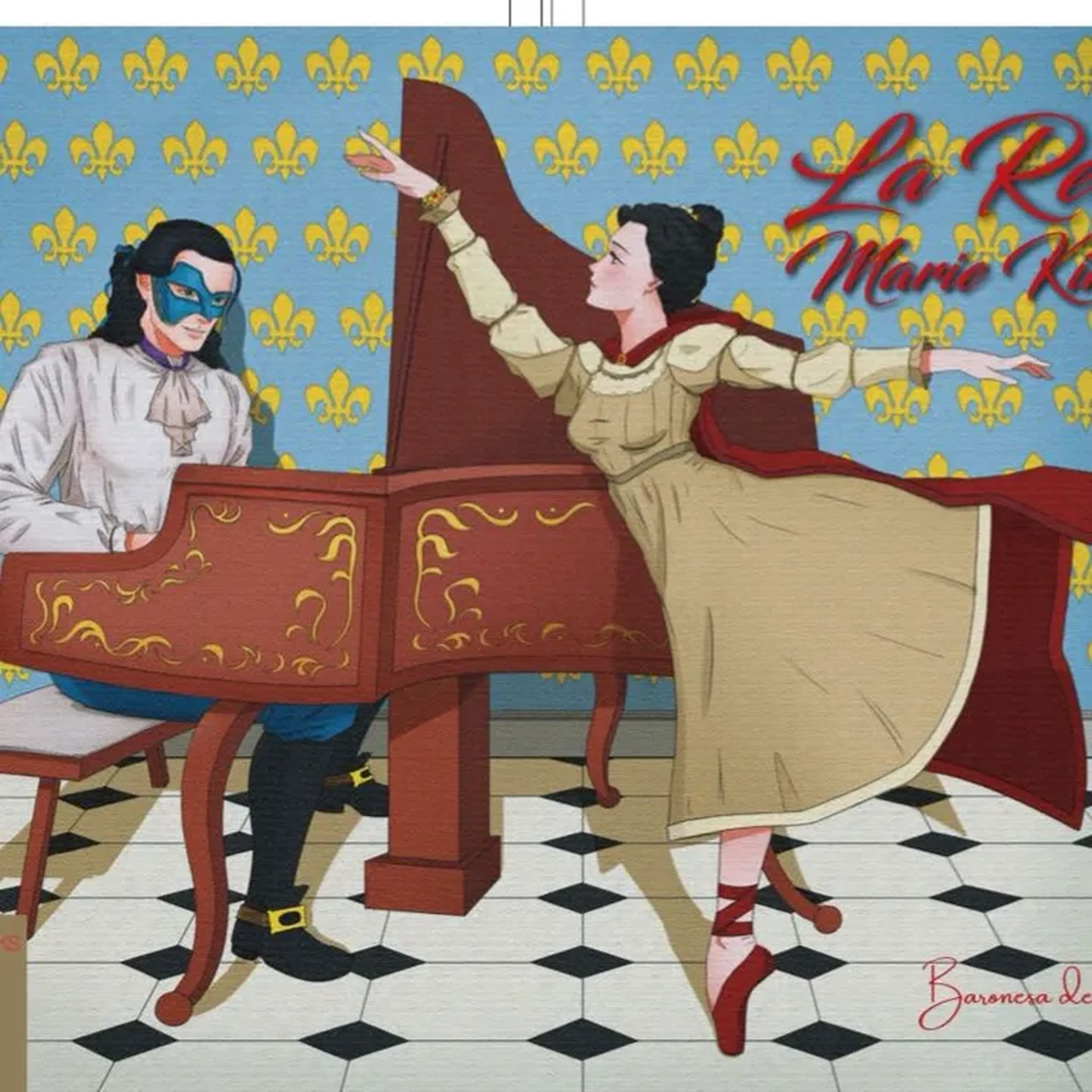 livro 📕 La Reine Marie Kirmizi para imagem