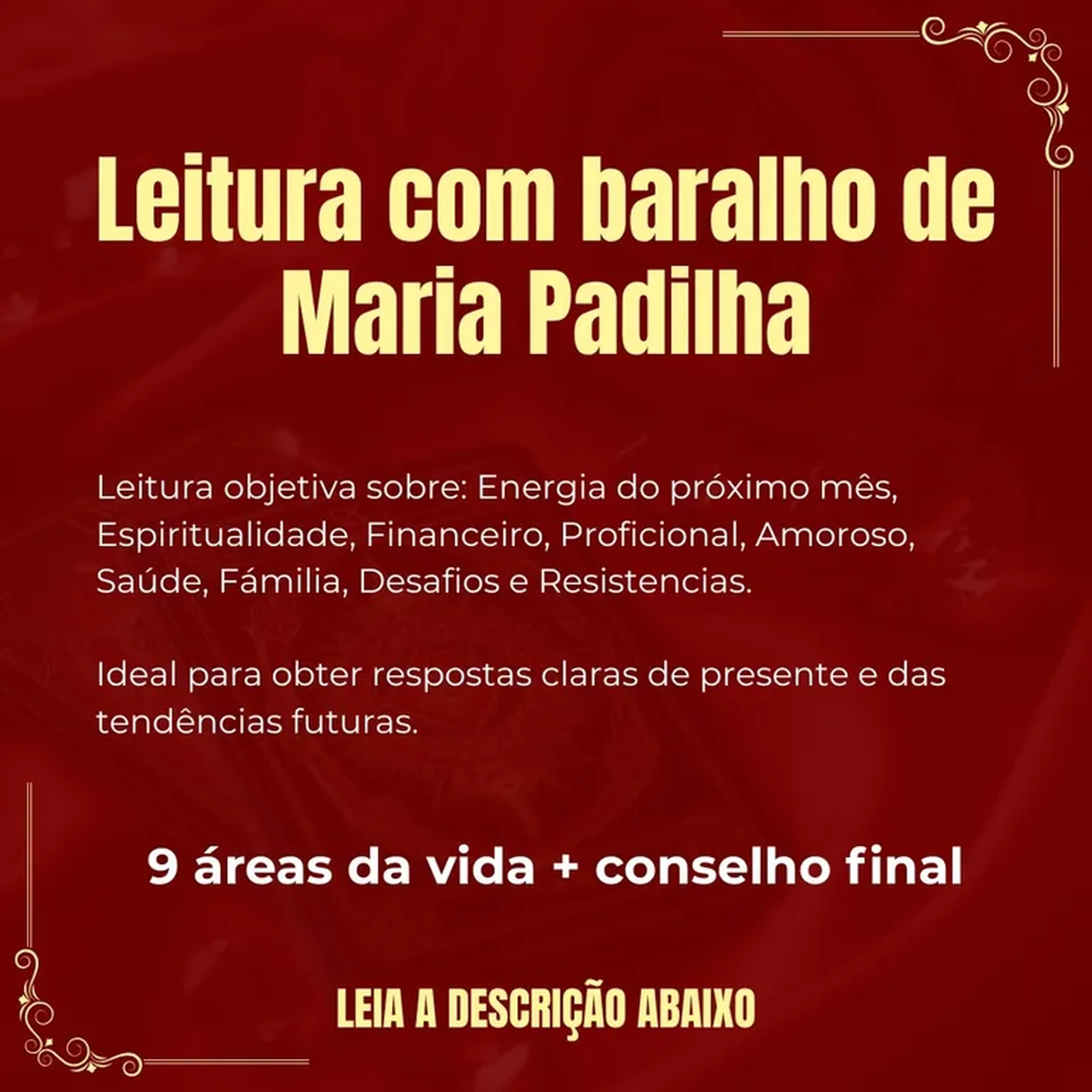 Leitura com Baralho de Padilha imagem