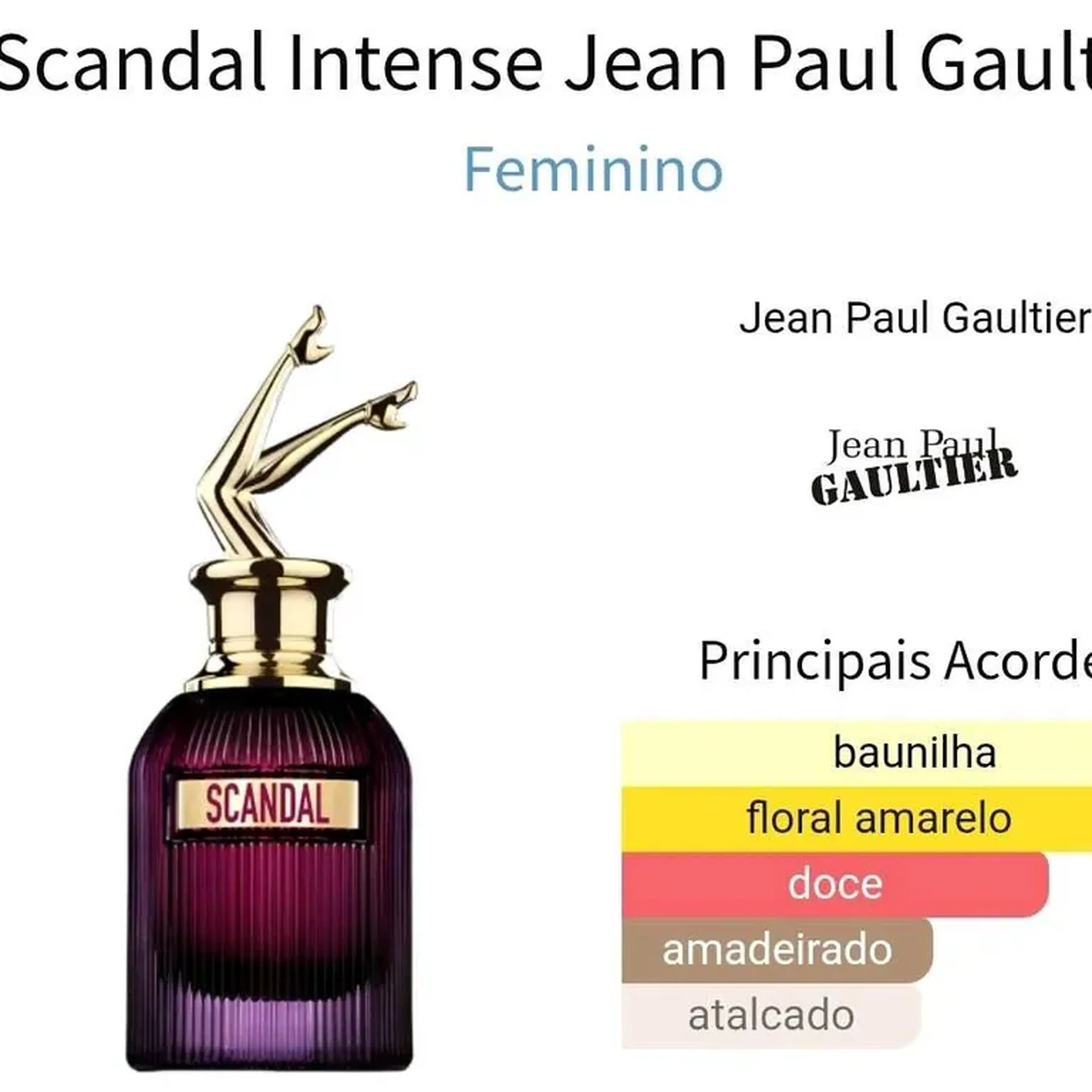 Scandal Intense, Jean Paul Gaultier (Decant) imagem
