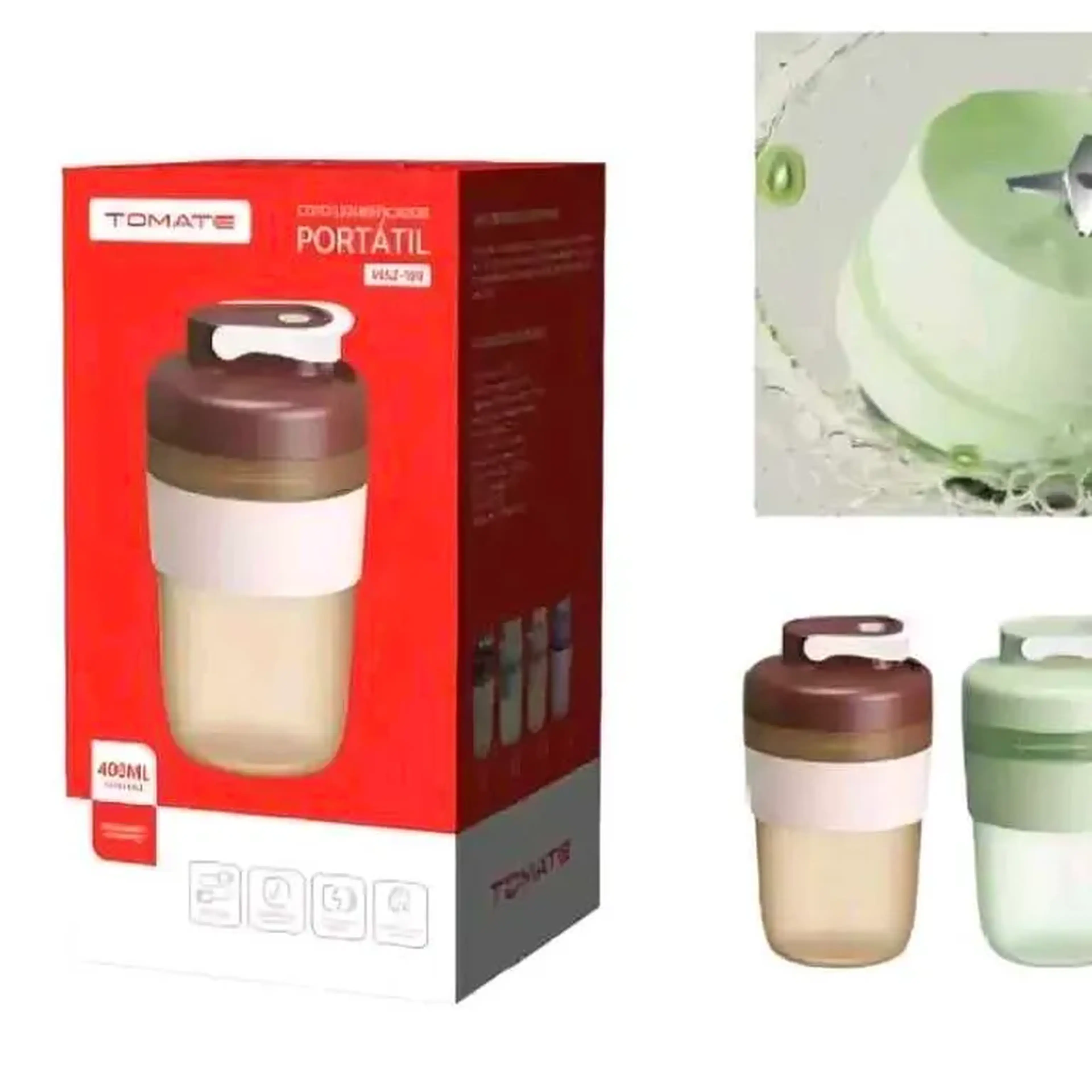 Mine Liquidificador Portátil de 400ml Recarregável imagem