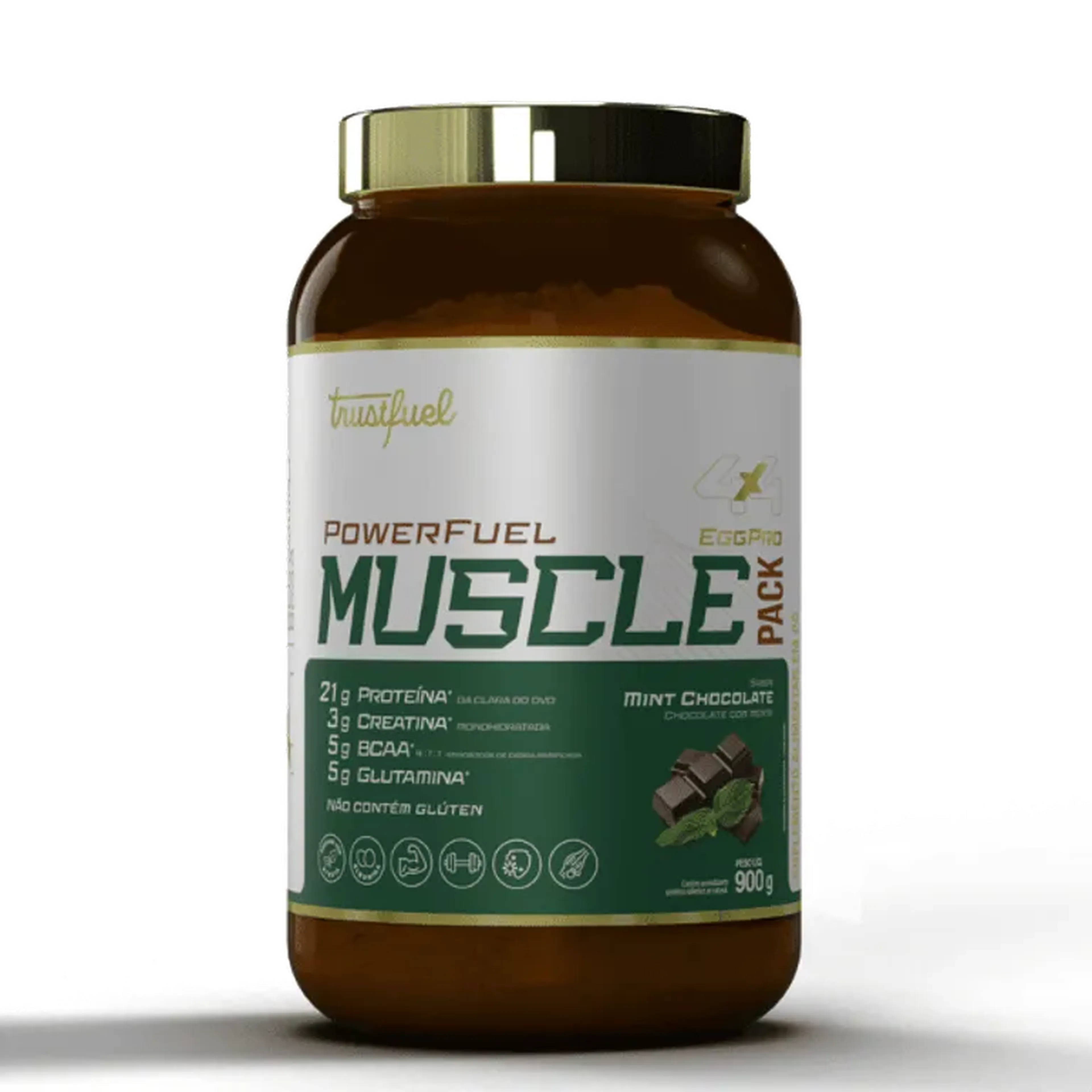 MUSCLE PACK EGG PROTEIN + ASSOCIAÇÕES - CHOCOLATE MINT imagem