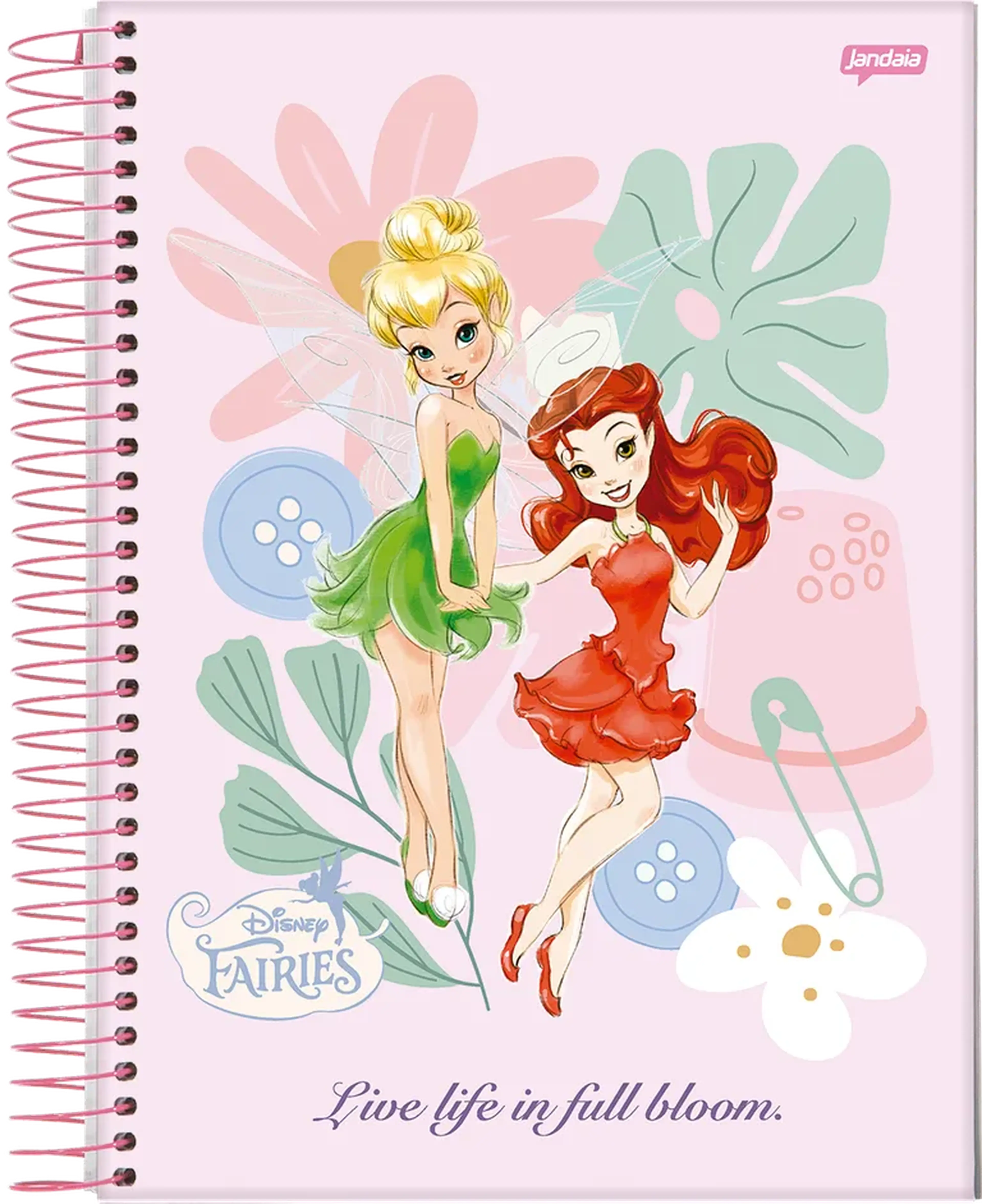 CADERNO DISNEY FADAS 1 MATÉRIA 80 FLS imagem