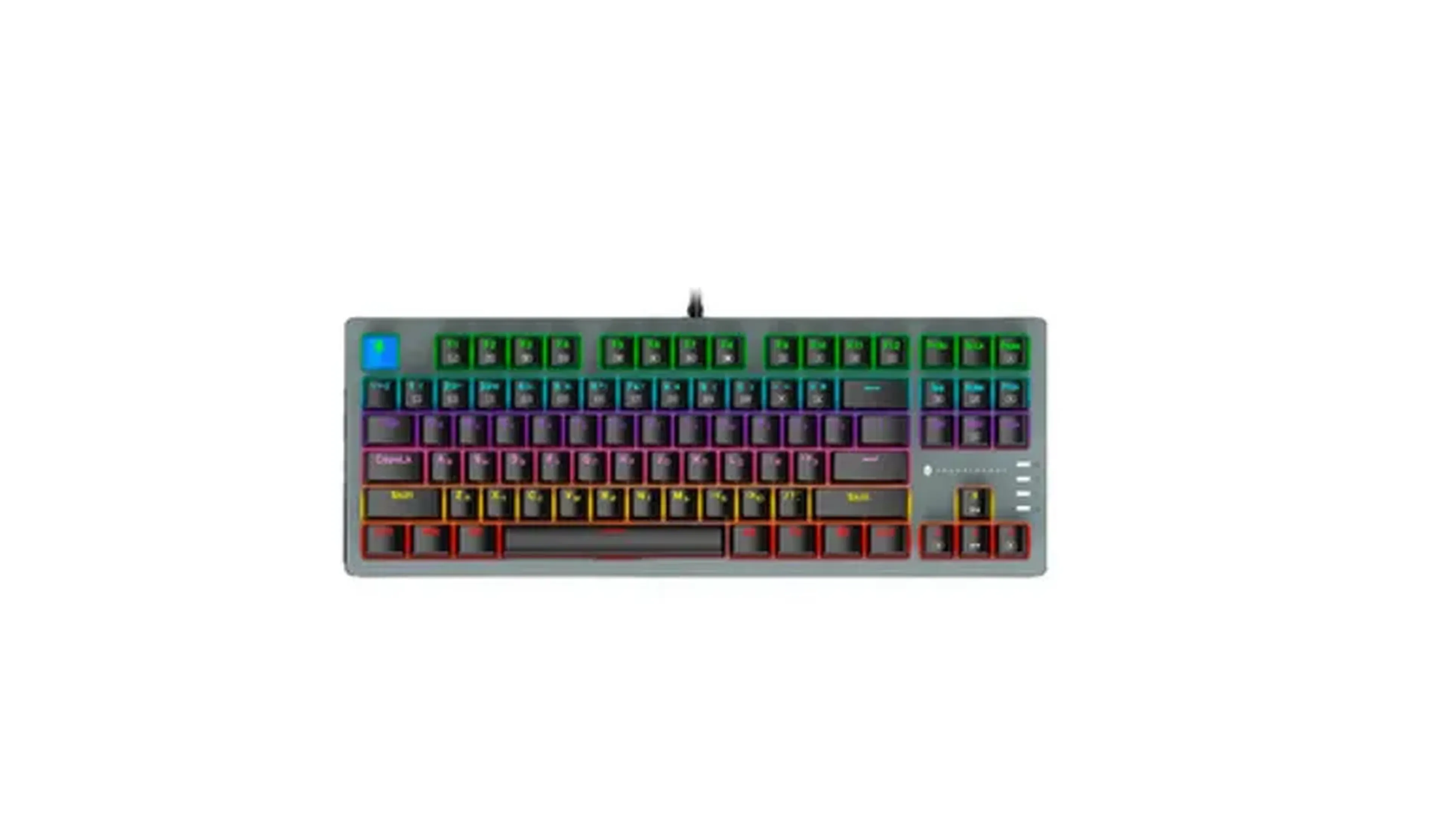 Teclado Mecanico Gamer K87 RGB Switch Vermelho USB Preto JT00FQ0 imagem