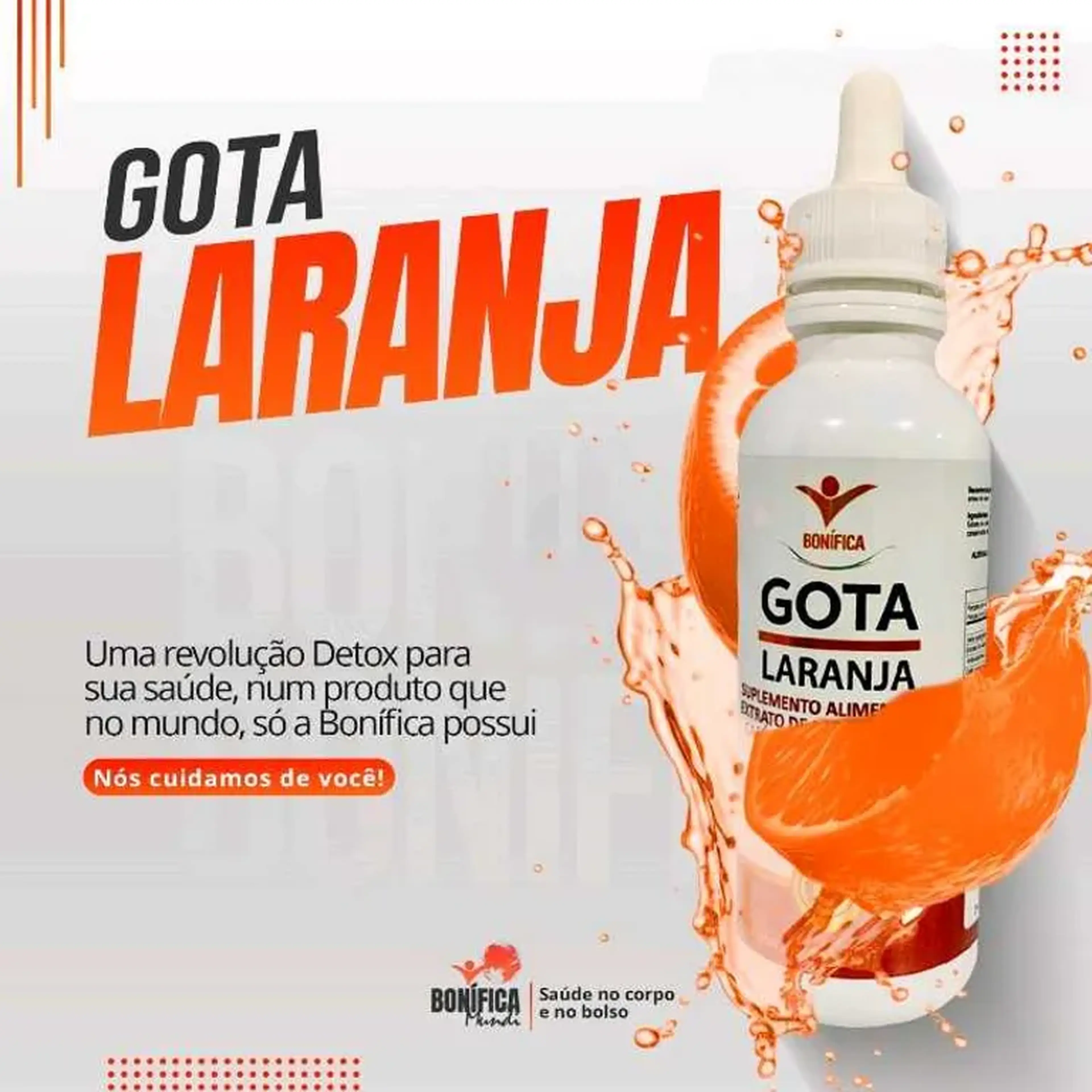 GOTA LARANJA BONIFICA imagem