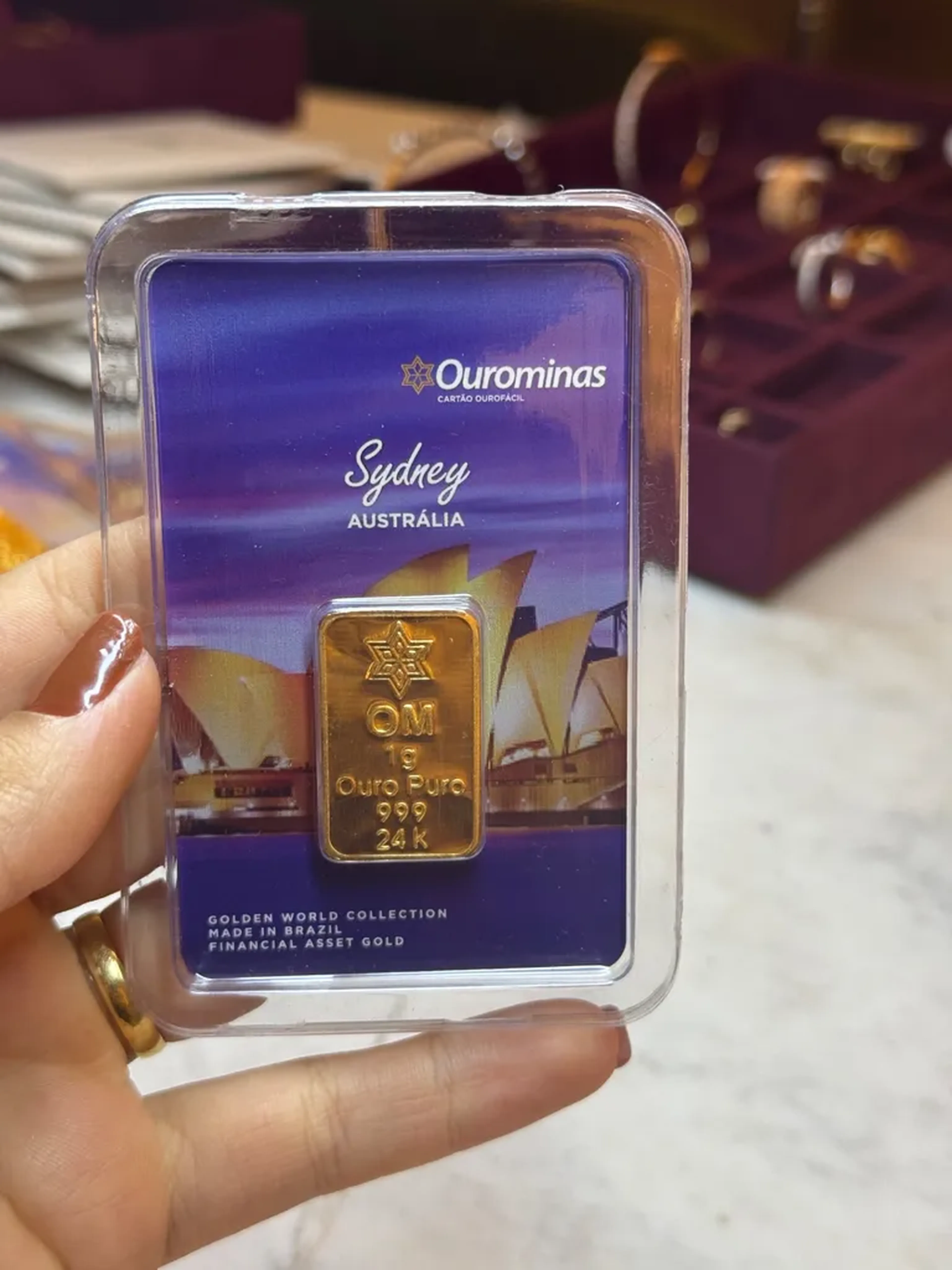 Barra 1 g 24k - Sydney Austrália 🇦🇺 imagem