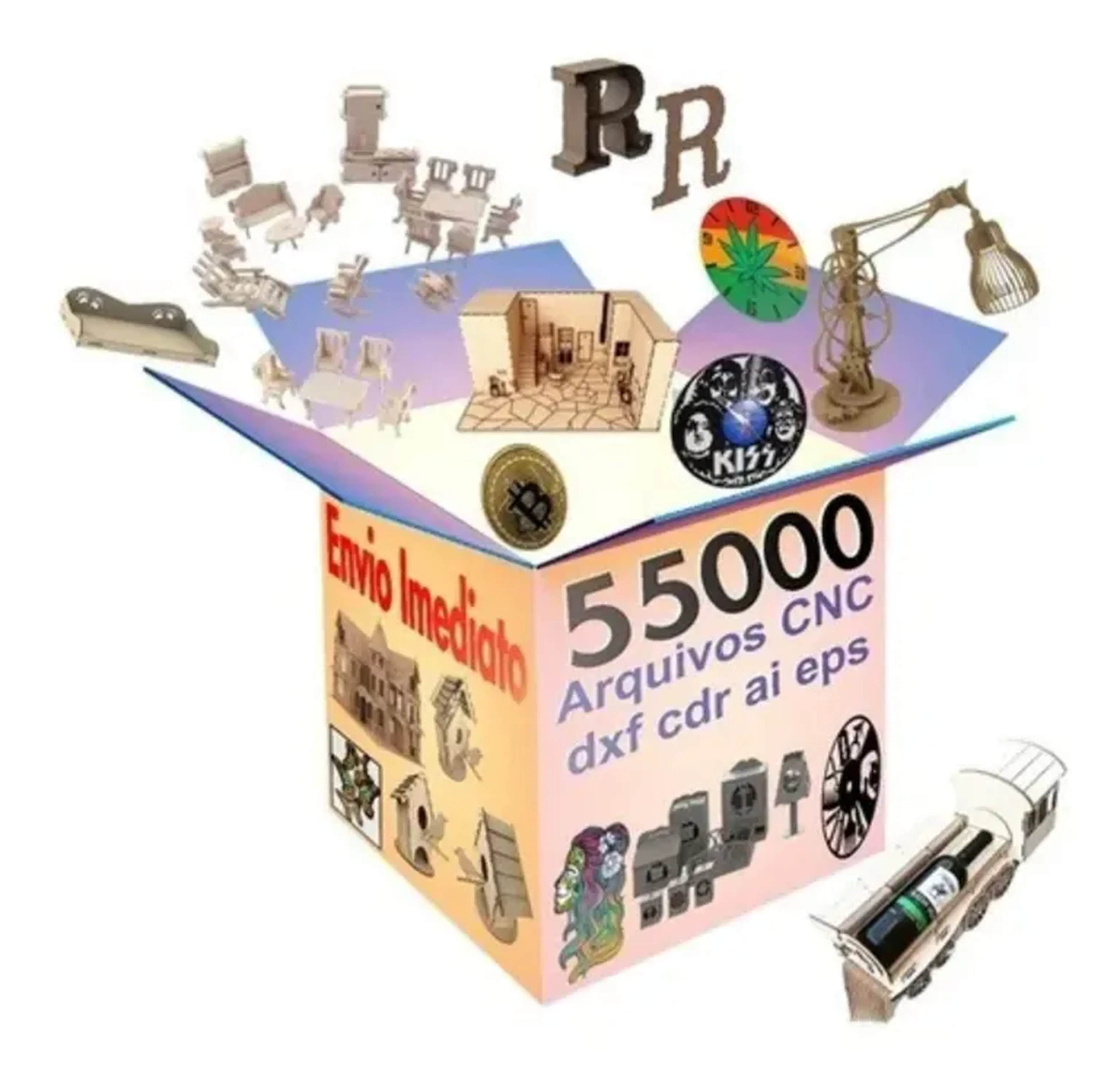 50Mil vetores para corte a laser imagem
