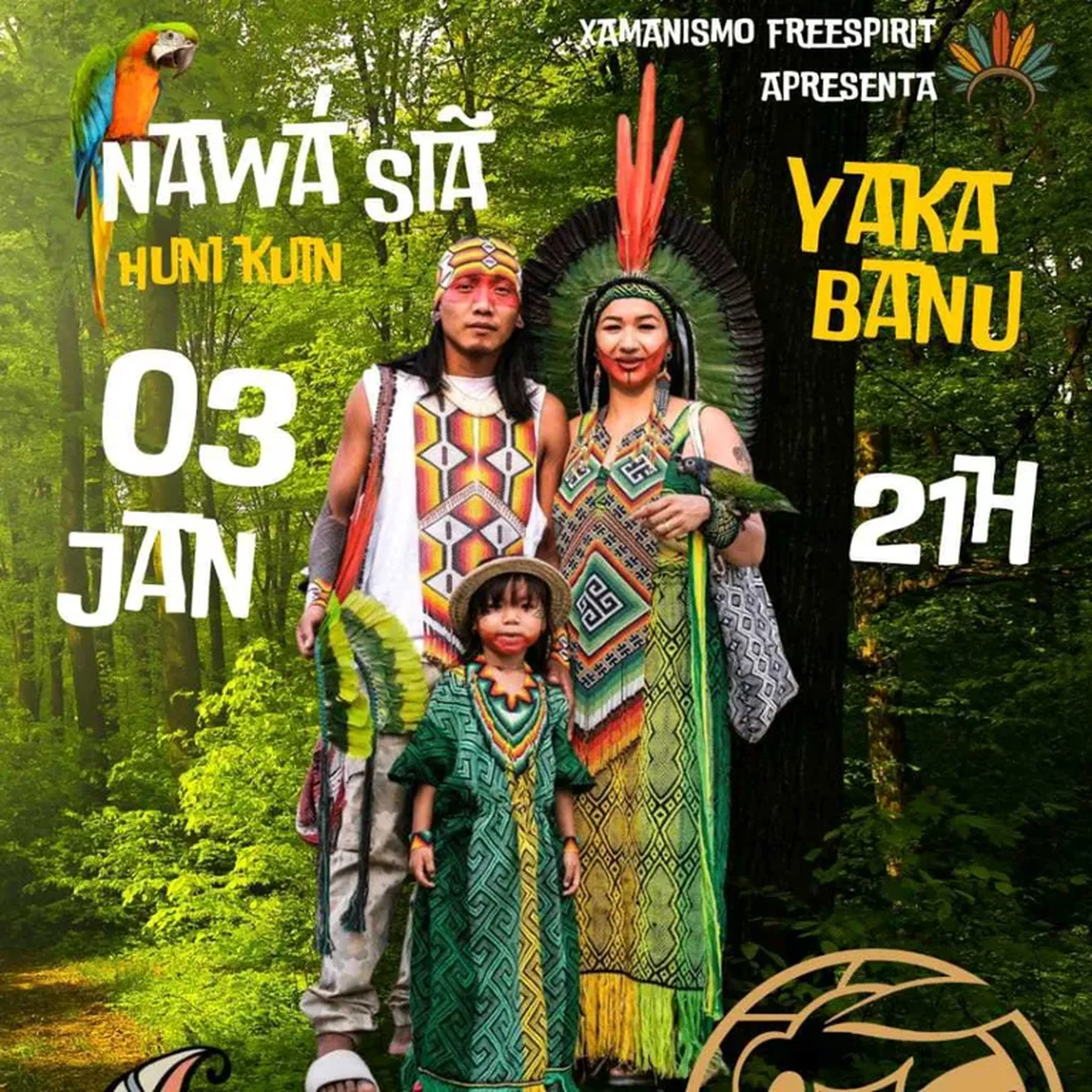 Cerimônia Huni Kuin - Nawa Sia - 03 janeiro imagem