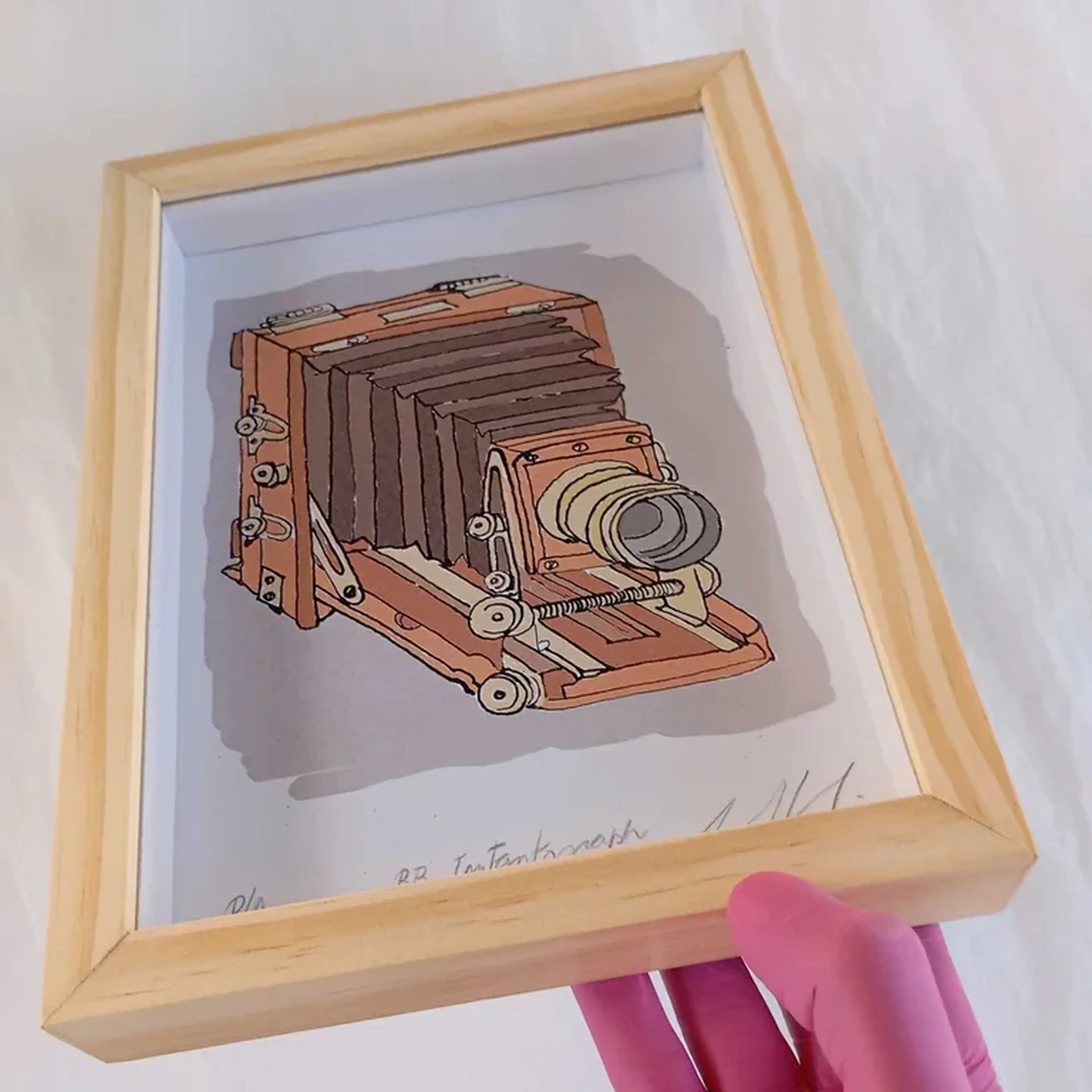 We Love Cameras - Lancaster - 15x21 cm moldura alta imagem