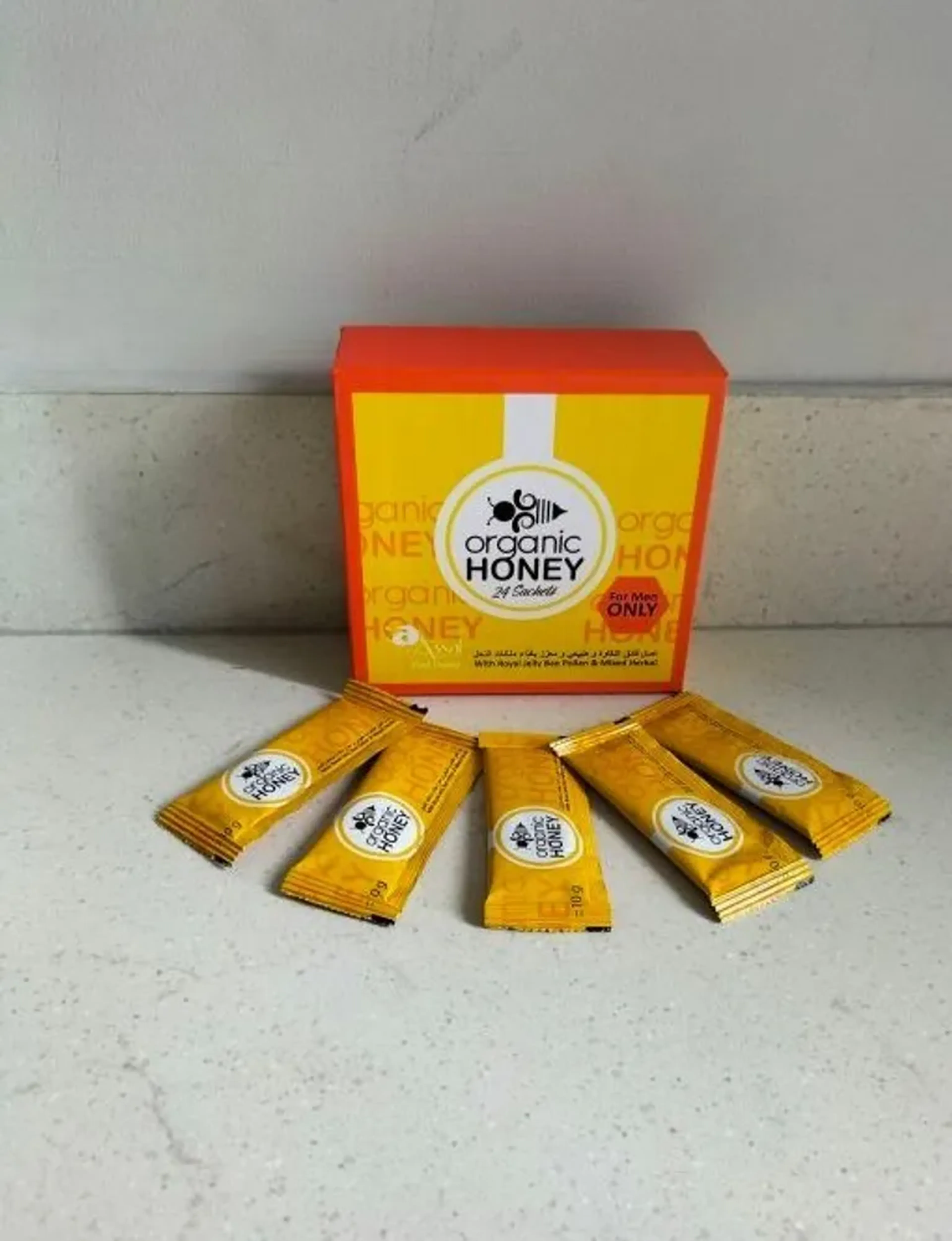 05 UNIDADES MELZINHO ORGANIC HONEY SACHÊ 10G imagem