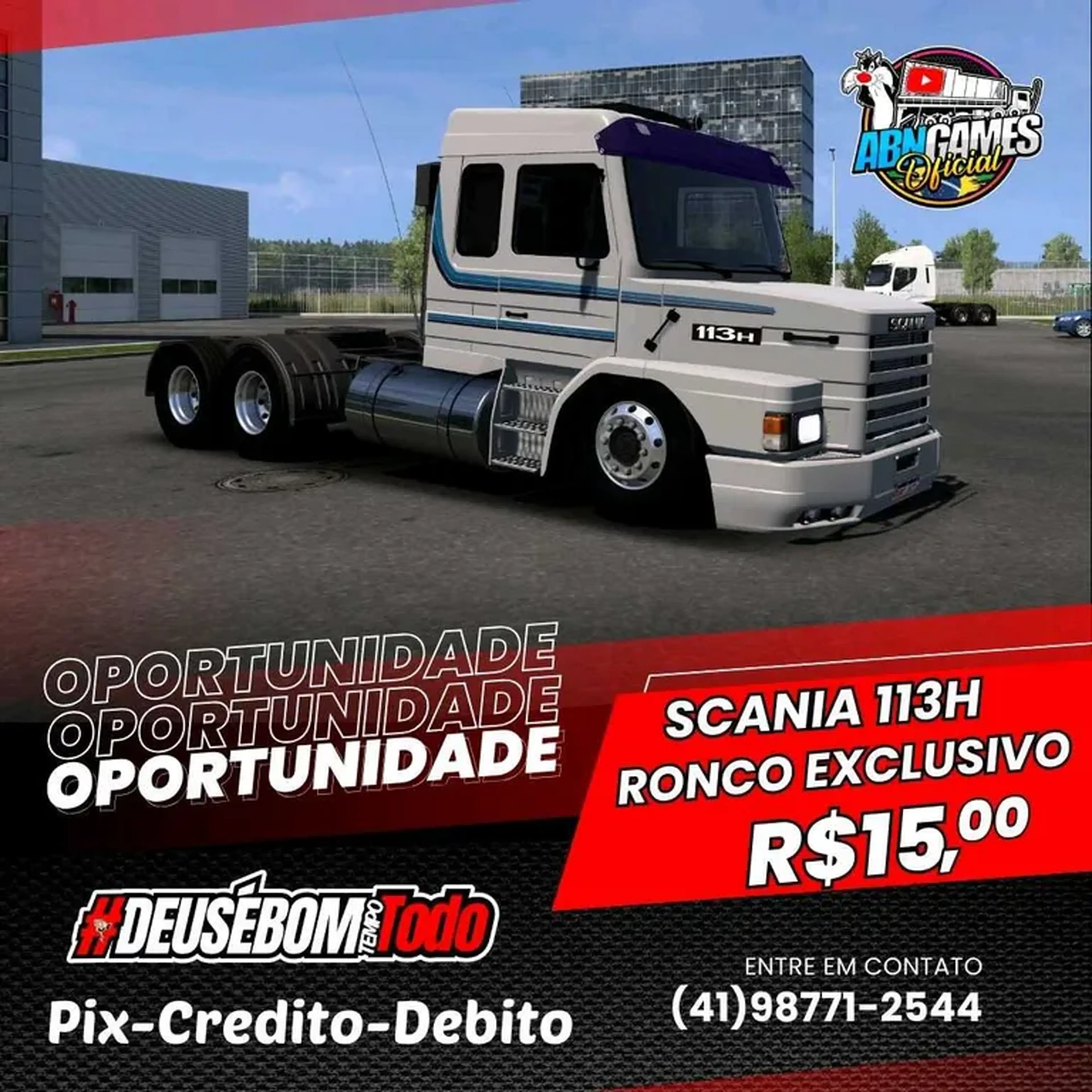 Scania 113H bicuda imagem