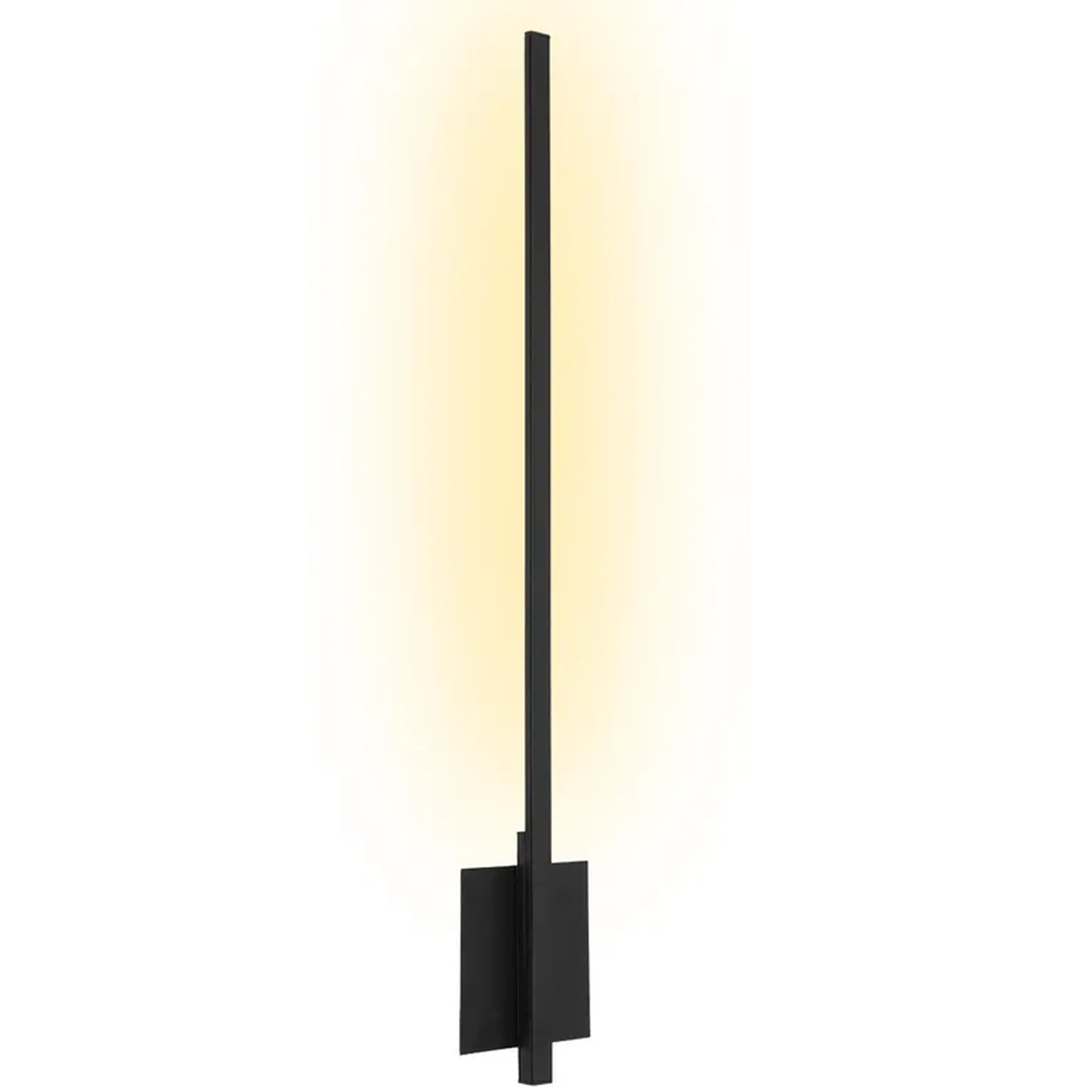 Arandela Linear Preta 65cm 6W 3.000K Uso Externo Amélia ilunato imagem