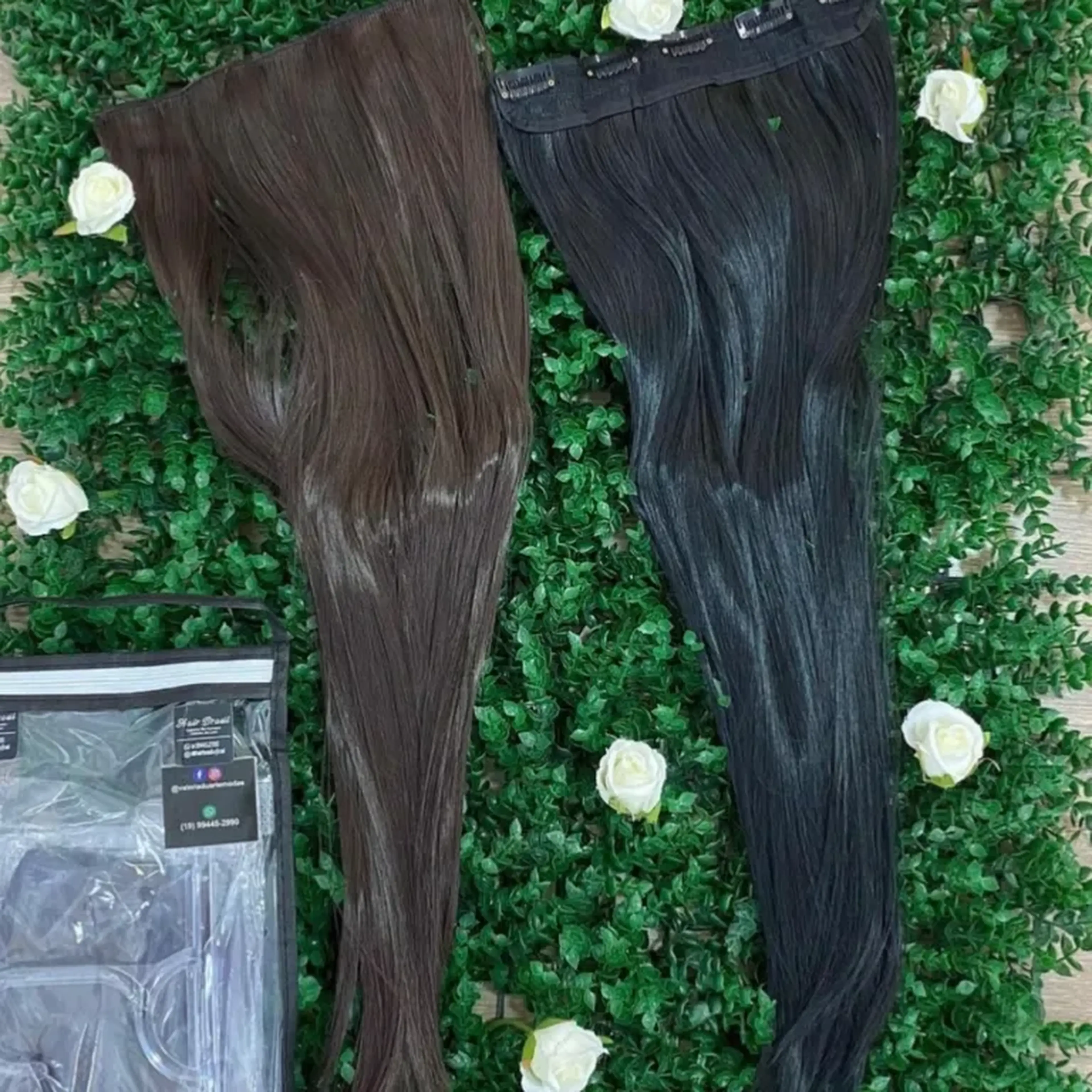 Mega Hair Castanho (5)- 50,60cm imagem