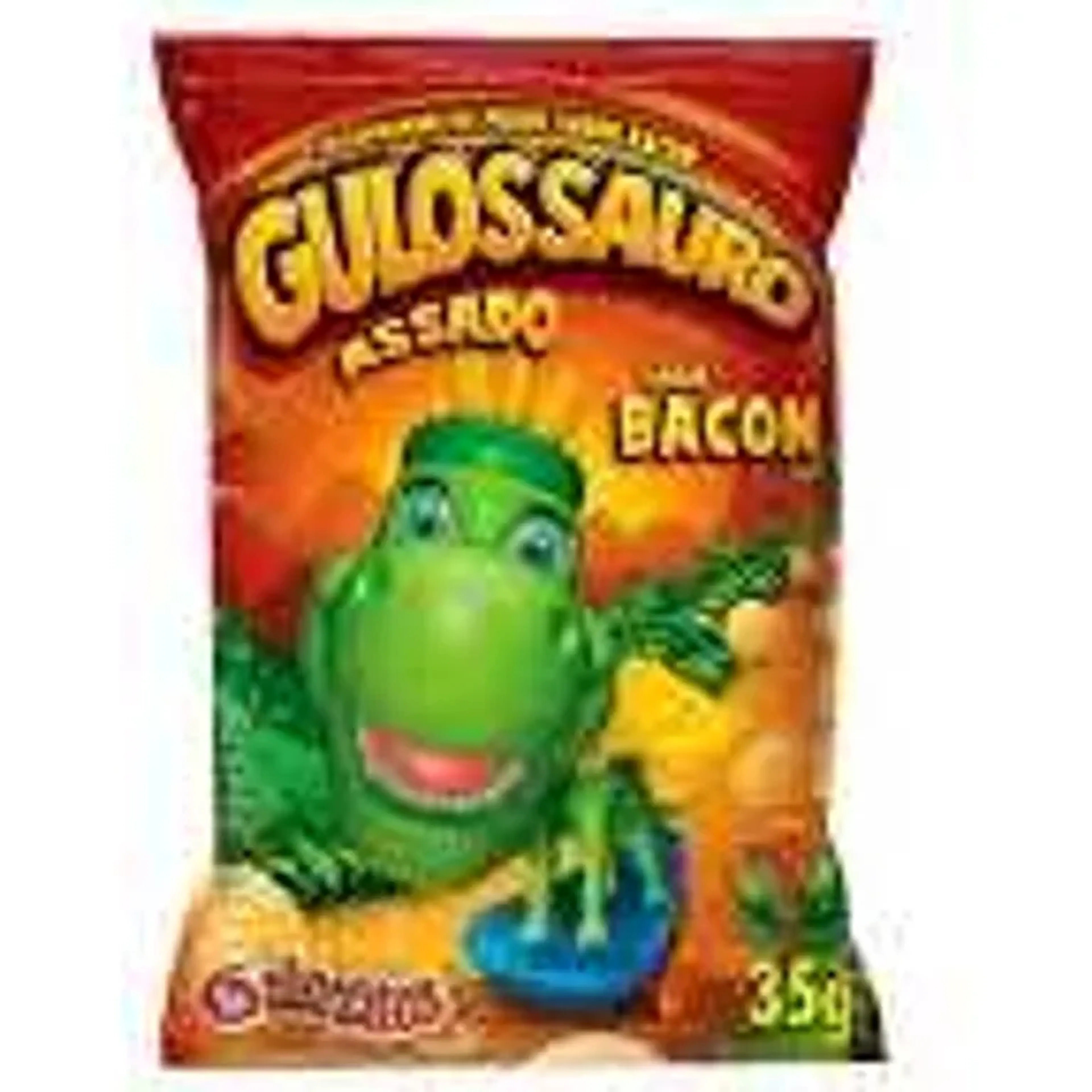 Salgadinho Gulossauro bacon 35gr imagem