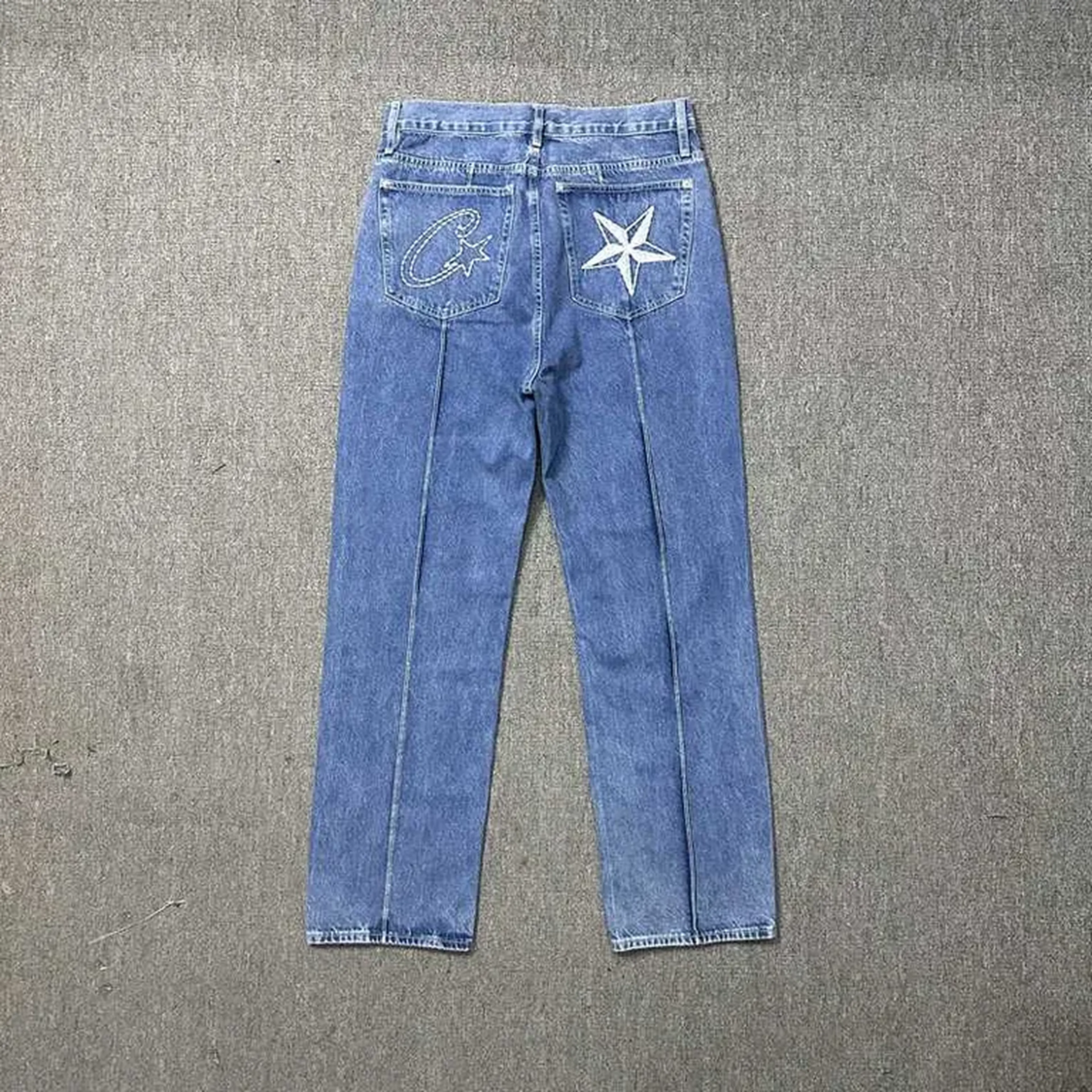 Calça Jeans Corteiz Star imagem