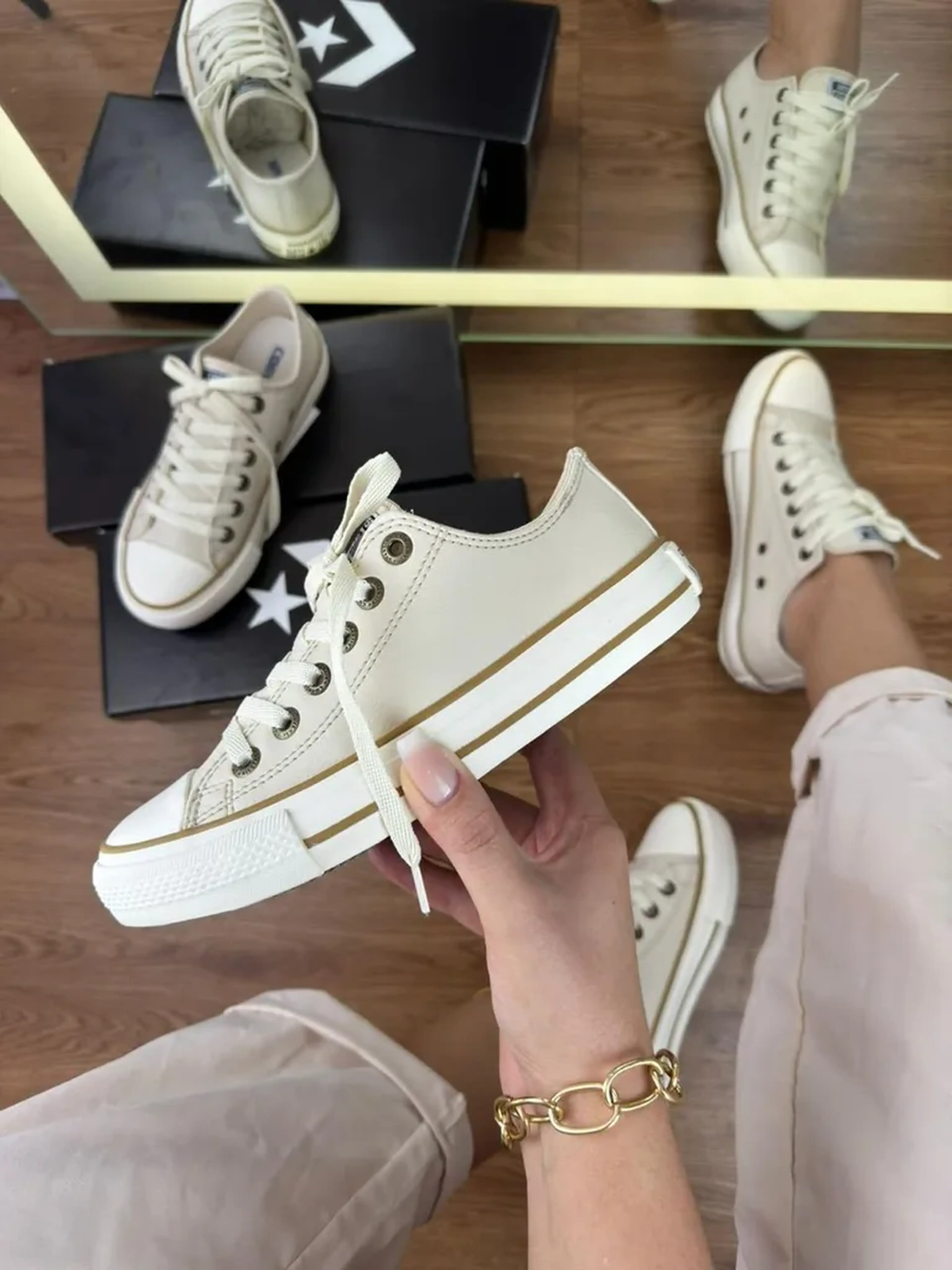 ALL STAR off white areia imagem