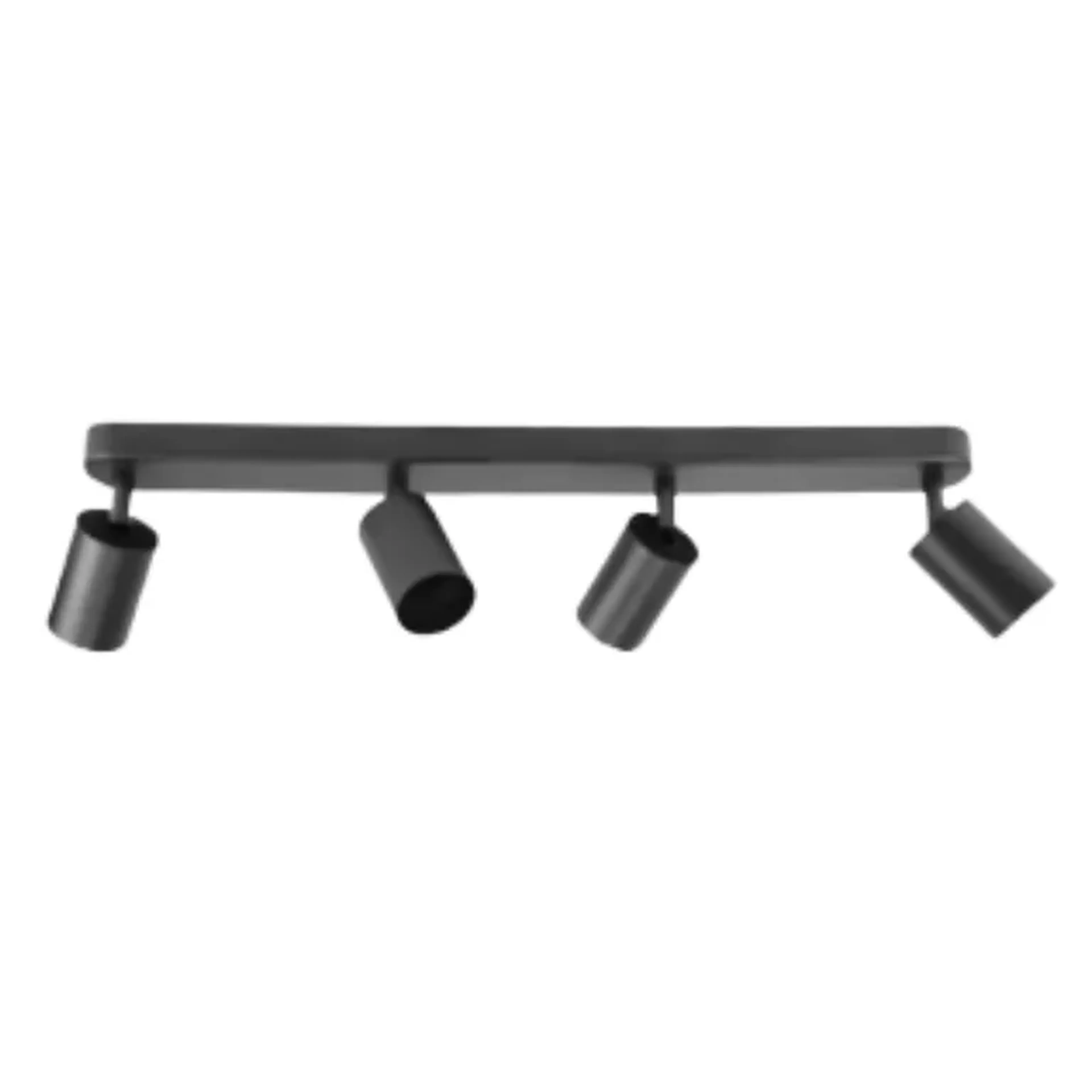 Spot 4X Dicroica Preto Erminia ilunato imagem