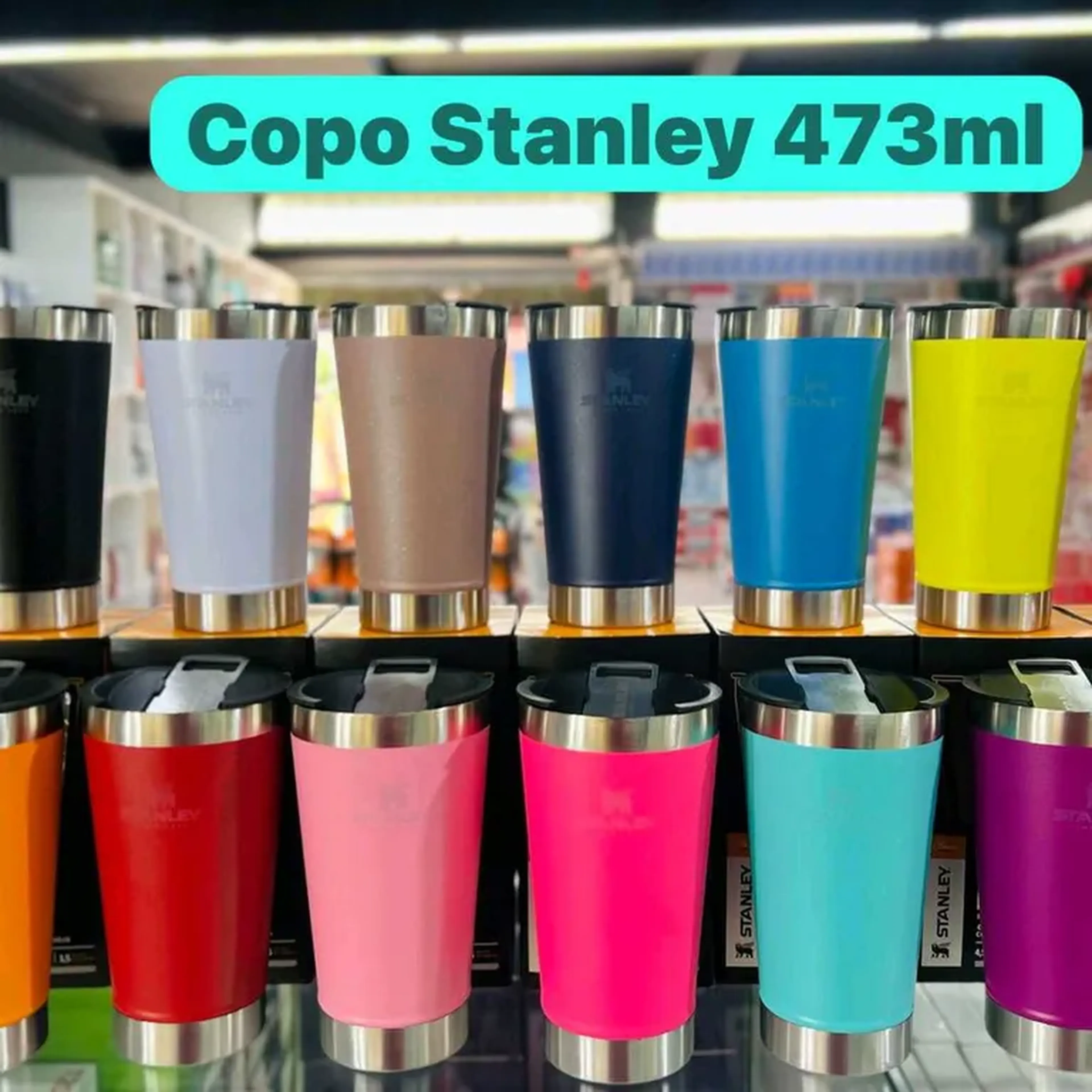Copo Térmico STANLEY 473ml CORES imagem