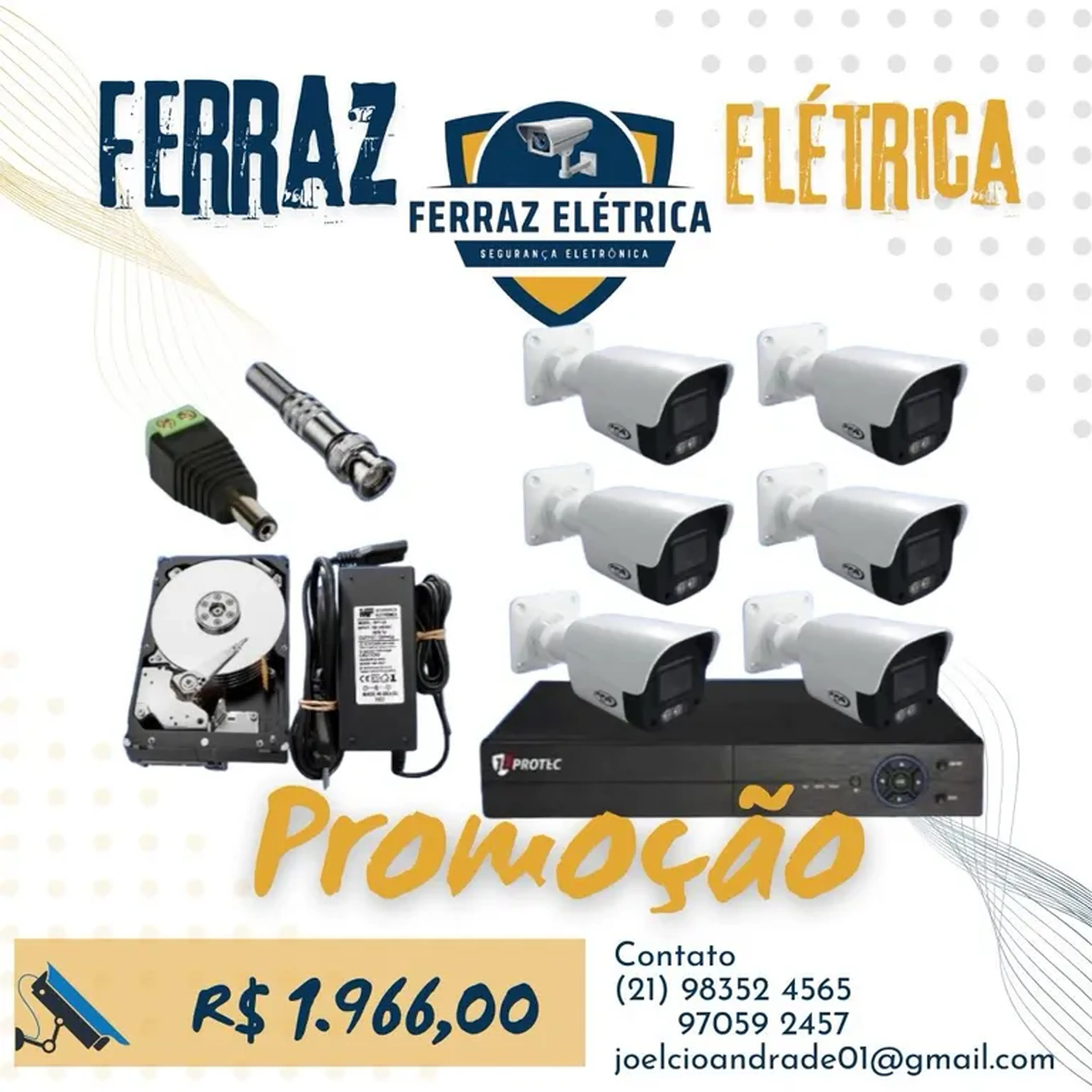 kit 6 Câmeras imagem