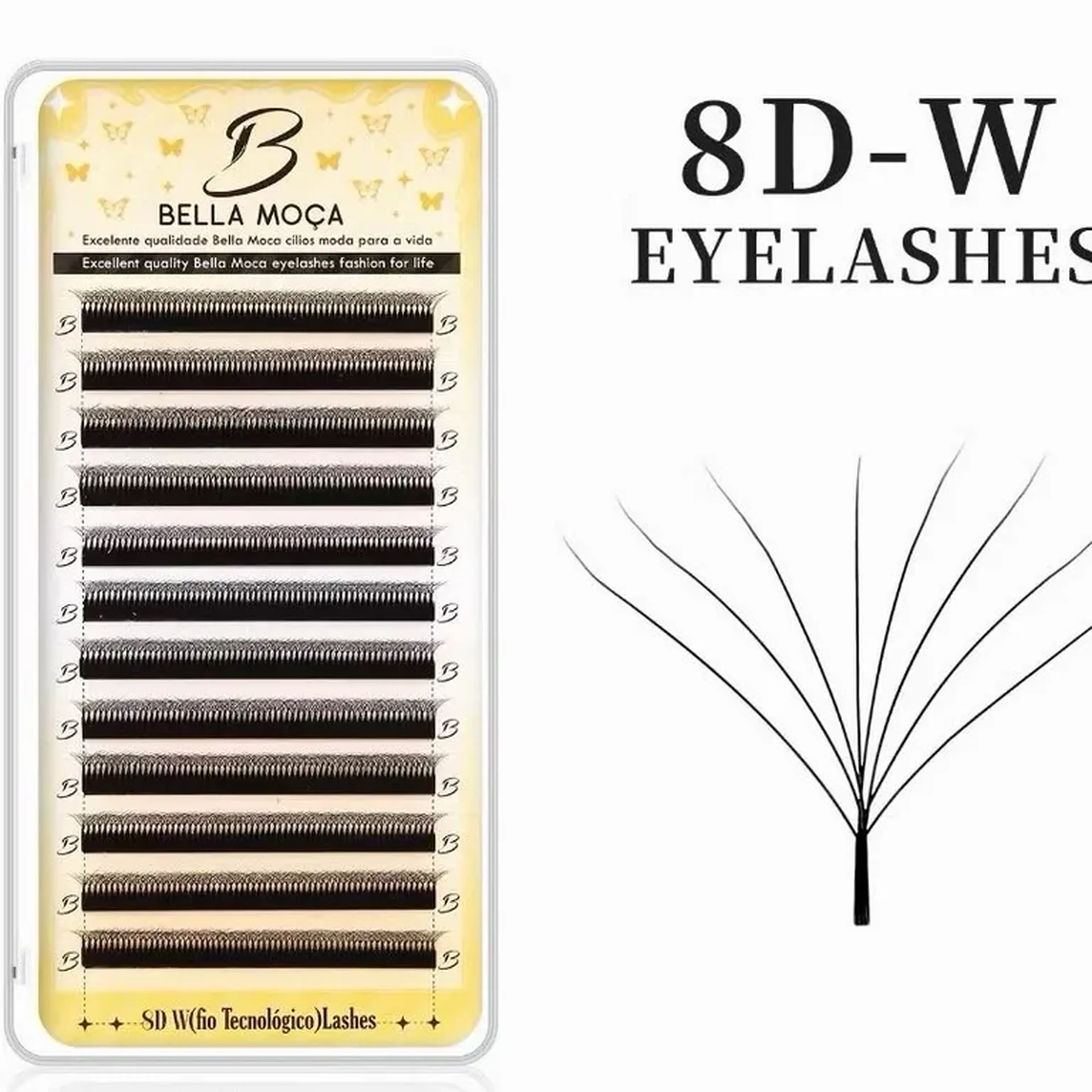 Cílios 8D Real Bella Moça imagem