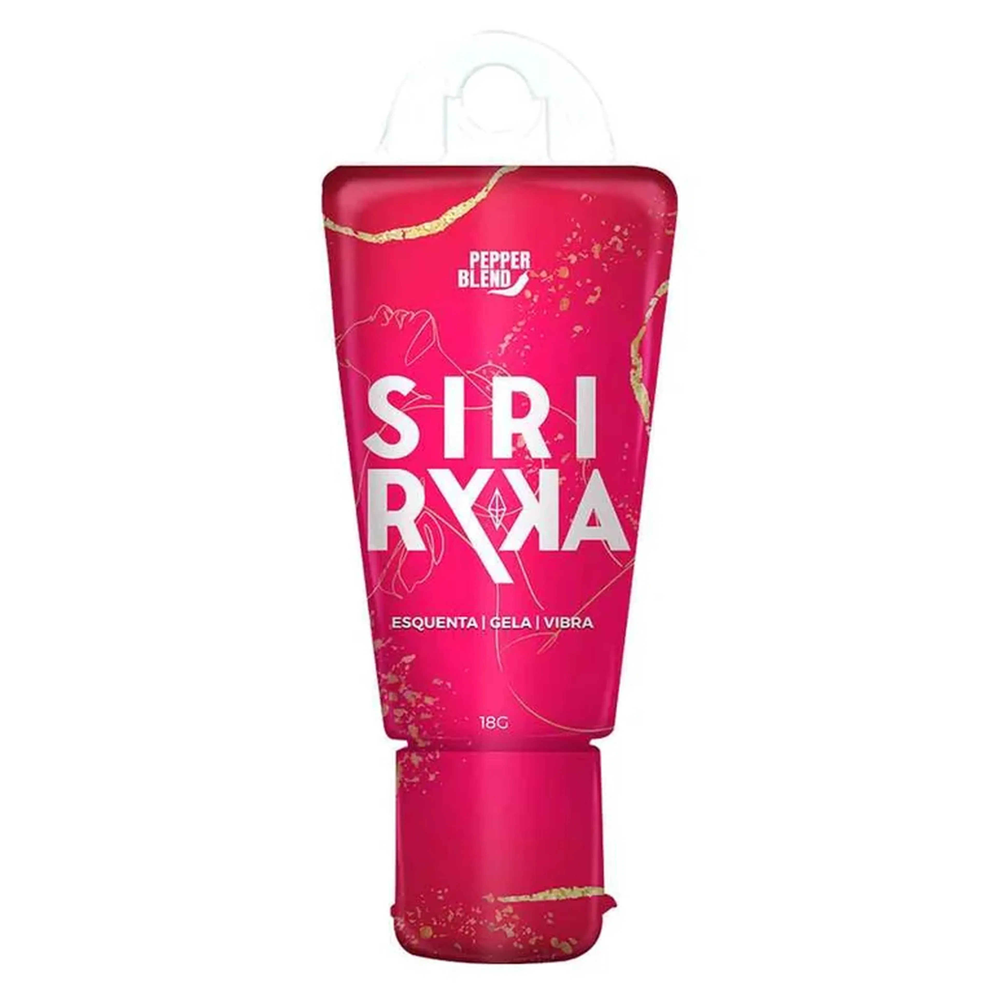 Siri Ryka Gel Comestível Esquenta, Gela e Vibra 18g Pepper Blend imagem