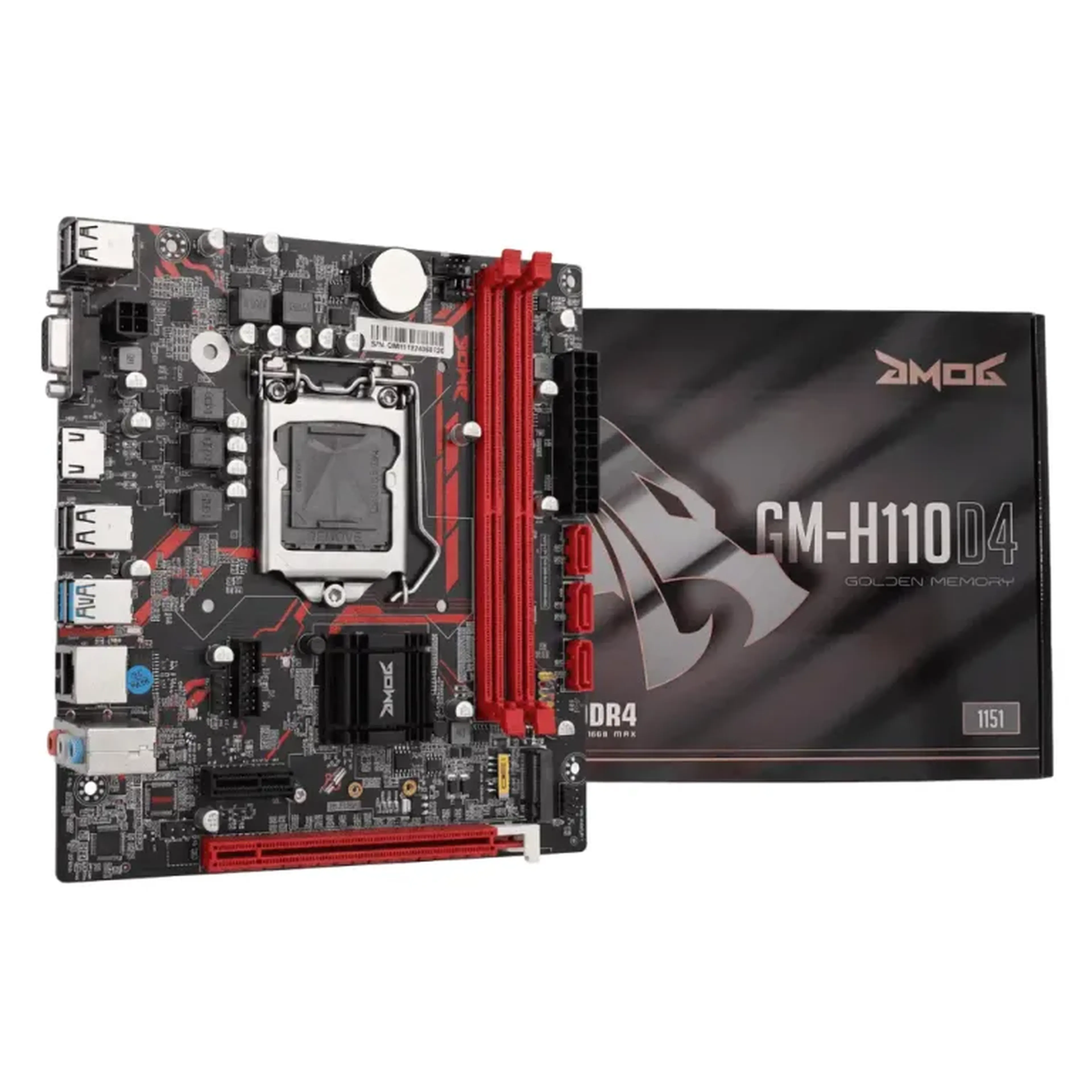 PL Mae GMOG H110 1151 DDR4 VGA HDMI Lan 1000m Nvme_M.2 imagem