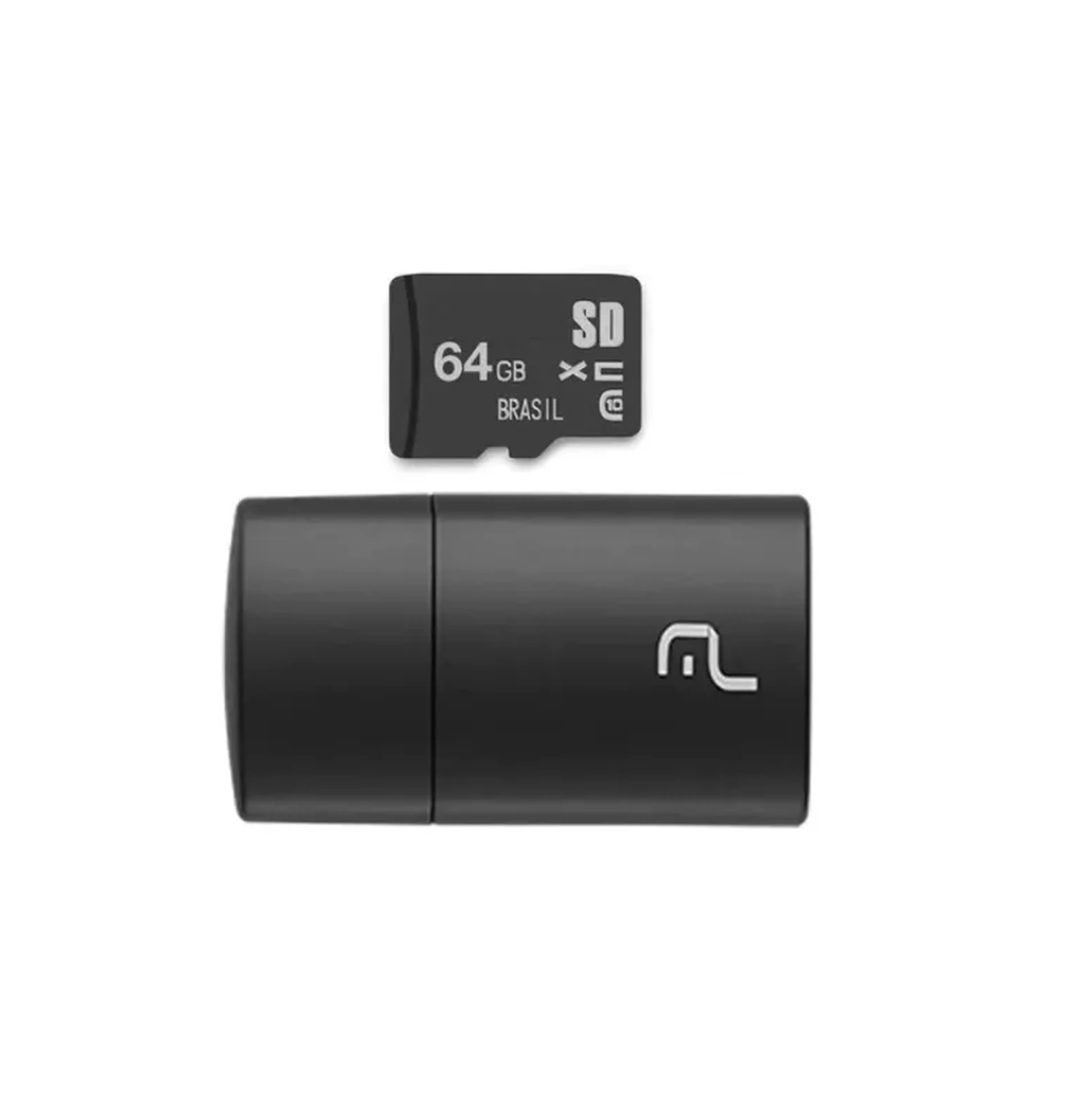 Cartão de memória 64GB 2 em 1 Multilaser imagem