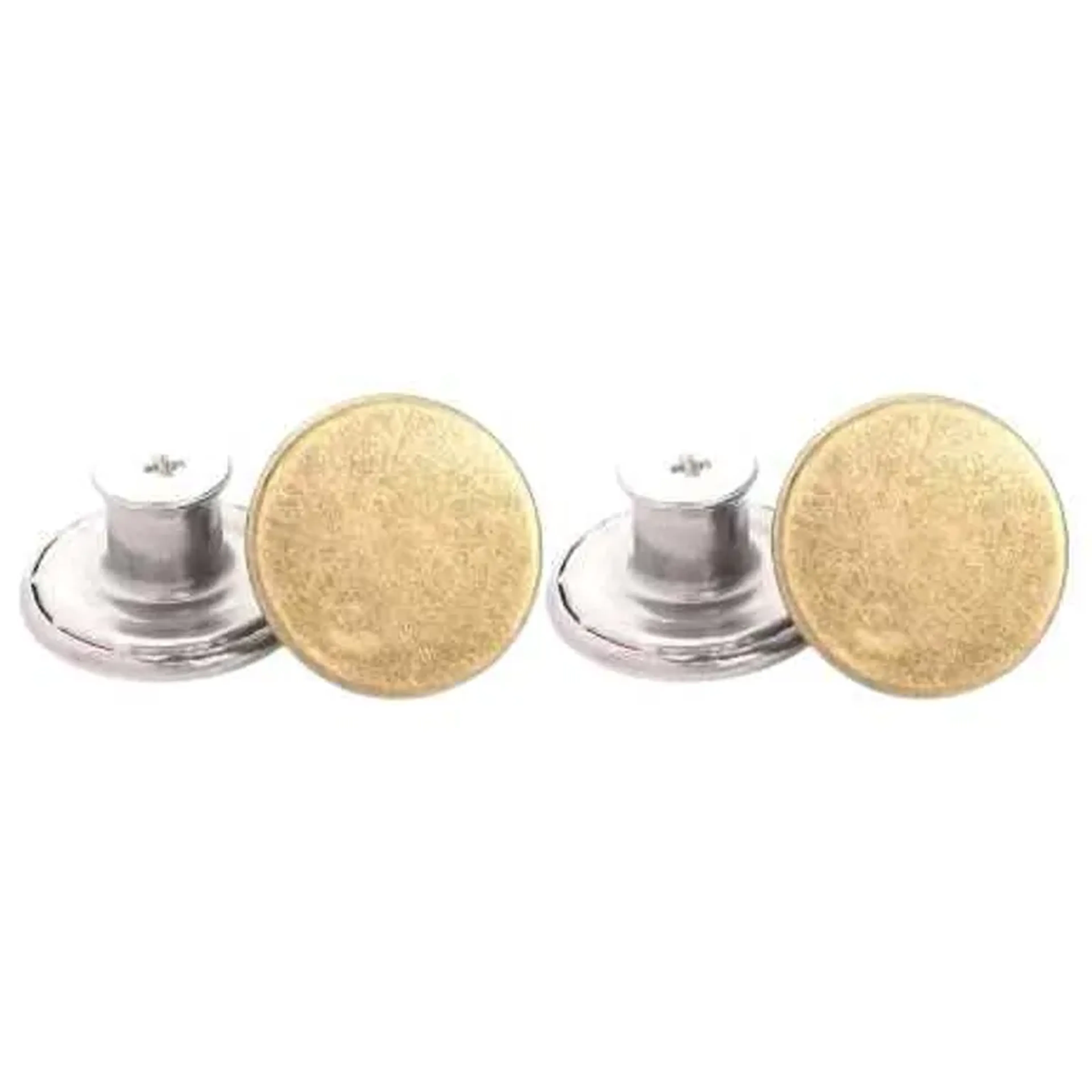 Conjunto com 02 Botões Parafusáveis – 17mm (sem chave) imagem