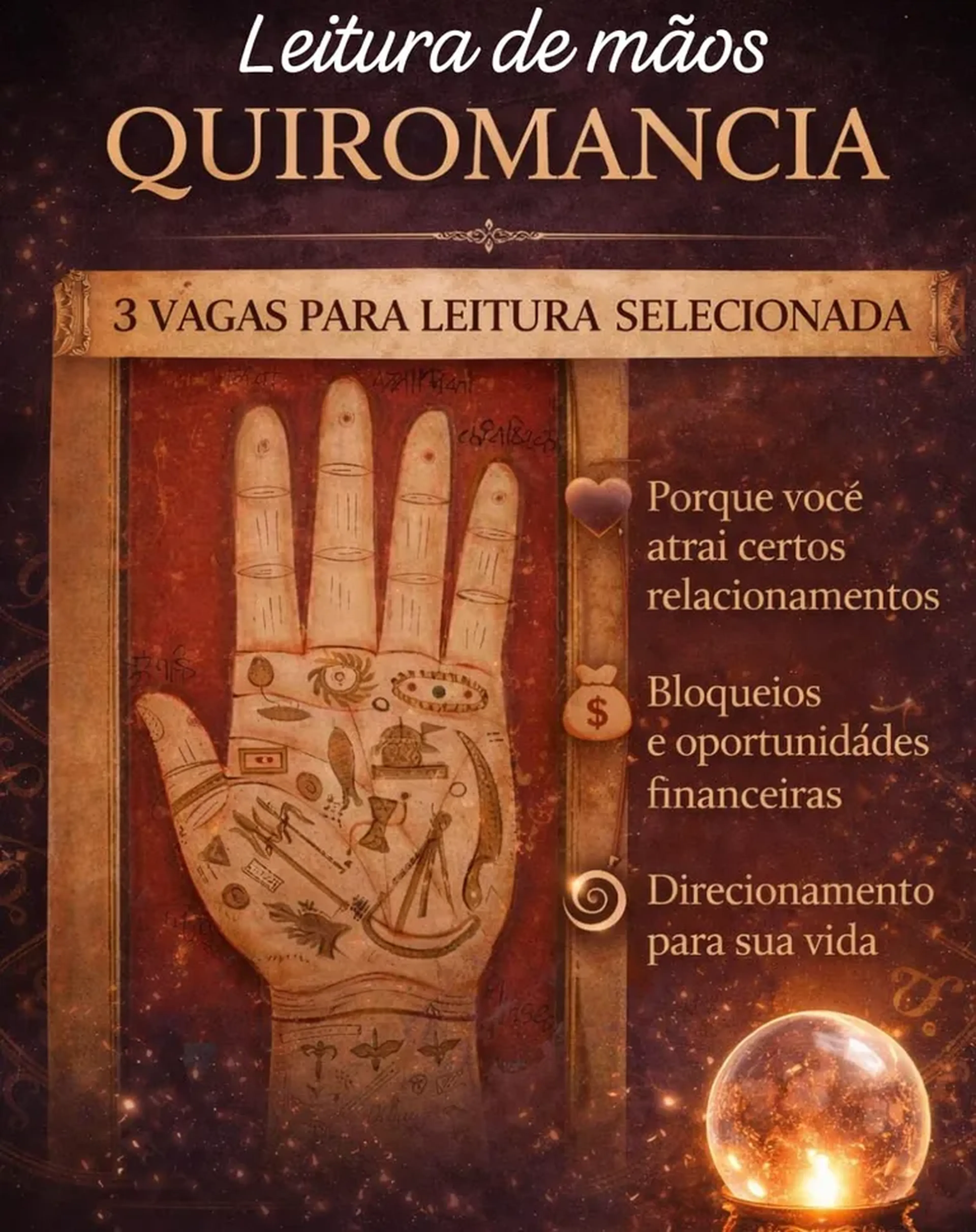 Quiromancia - Leitura de maos imagem