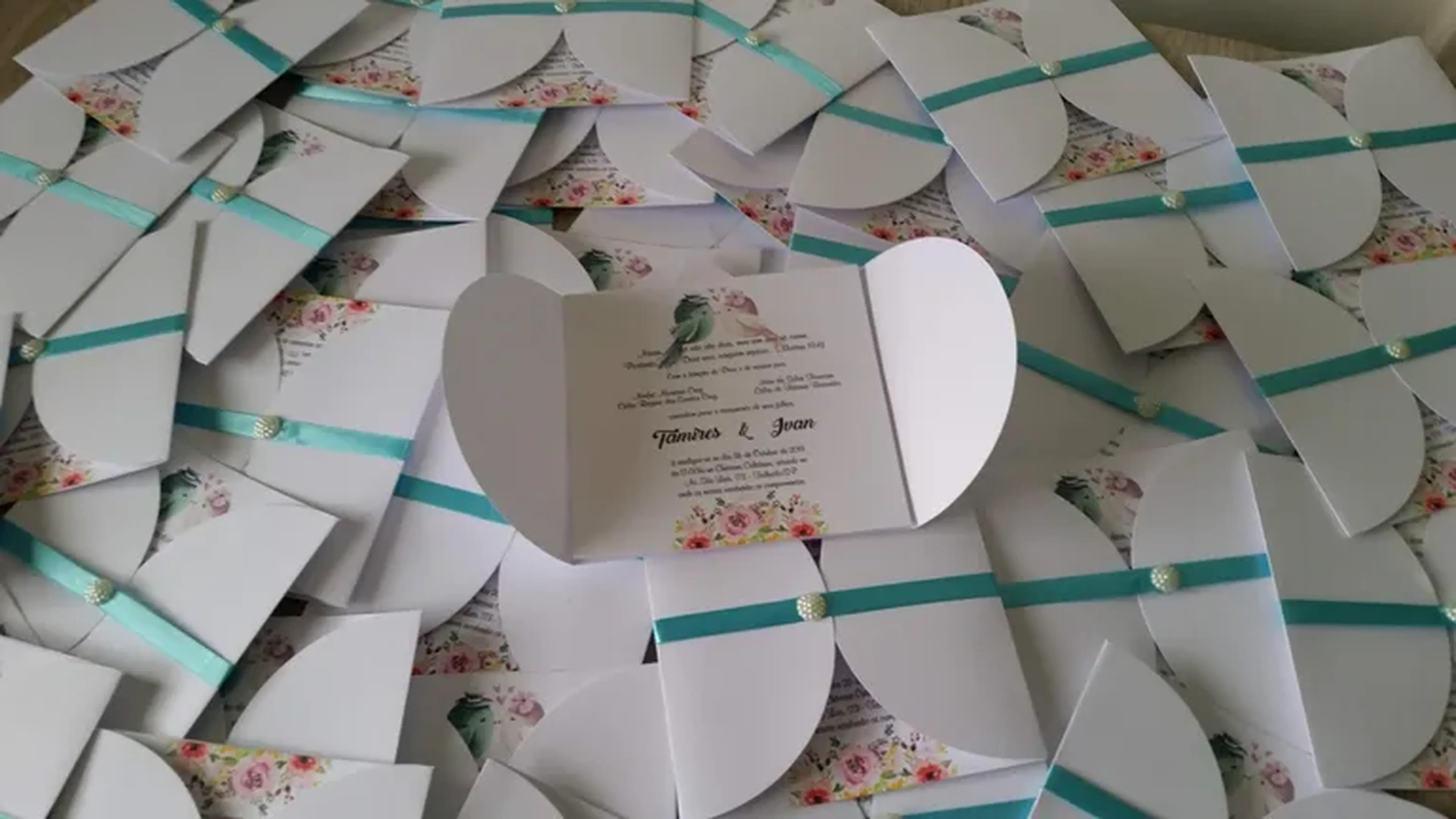 50 convites Modelo Aline OFF imagem