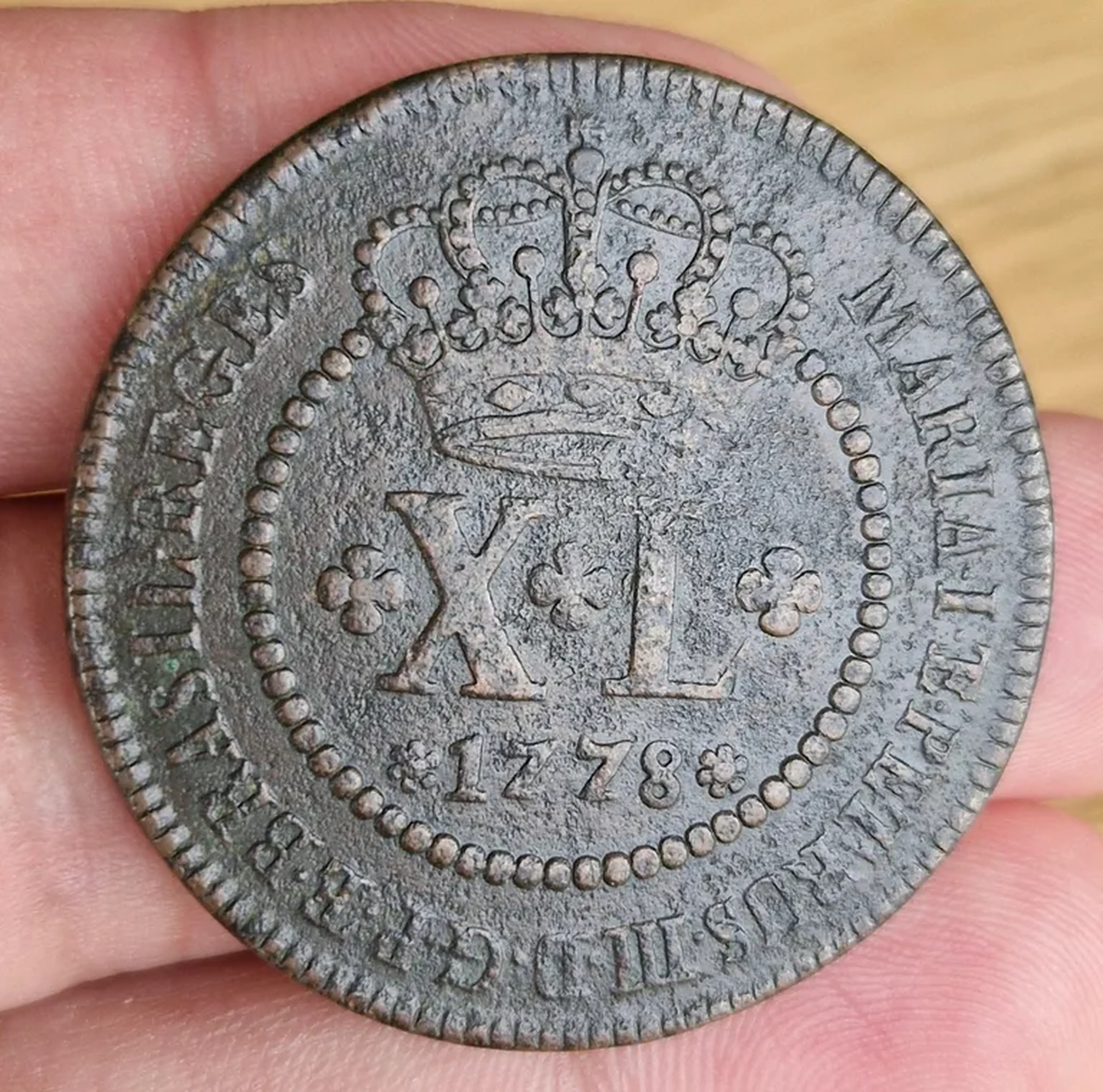 XL Réis - Ano 1778 imagem