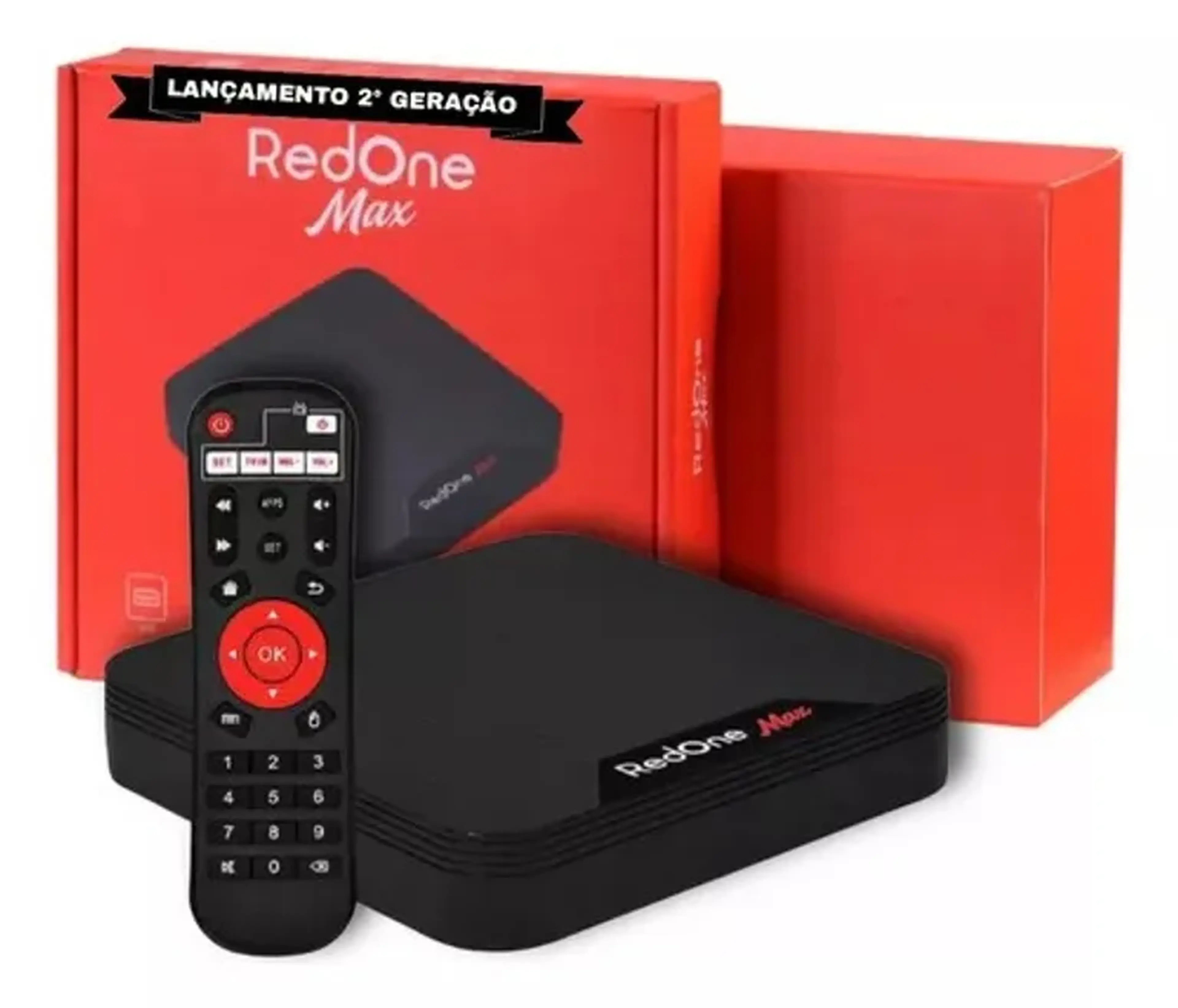 Receptor RedPlay RedOne Max 4K 8GB 2GB RAM Wi-Fi - imagem