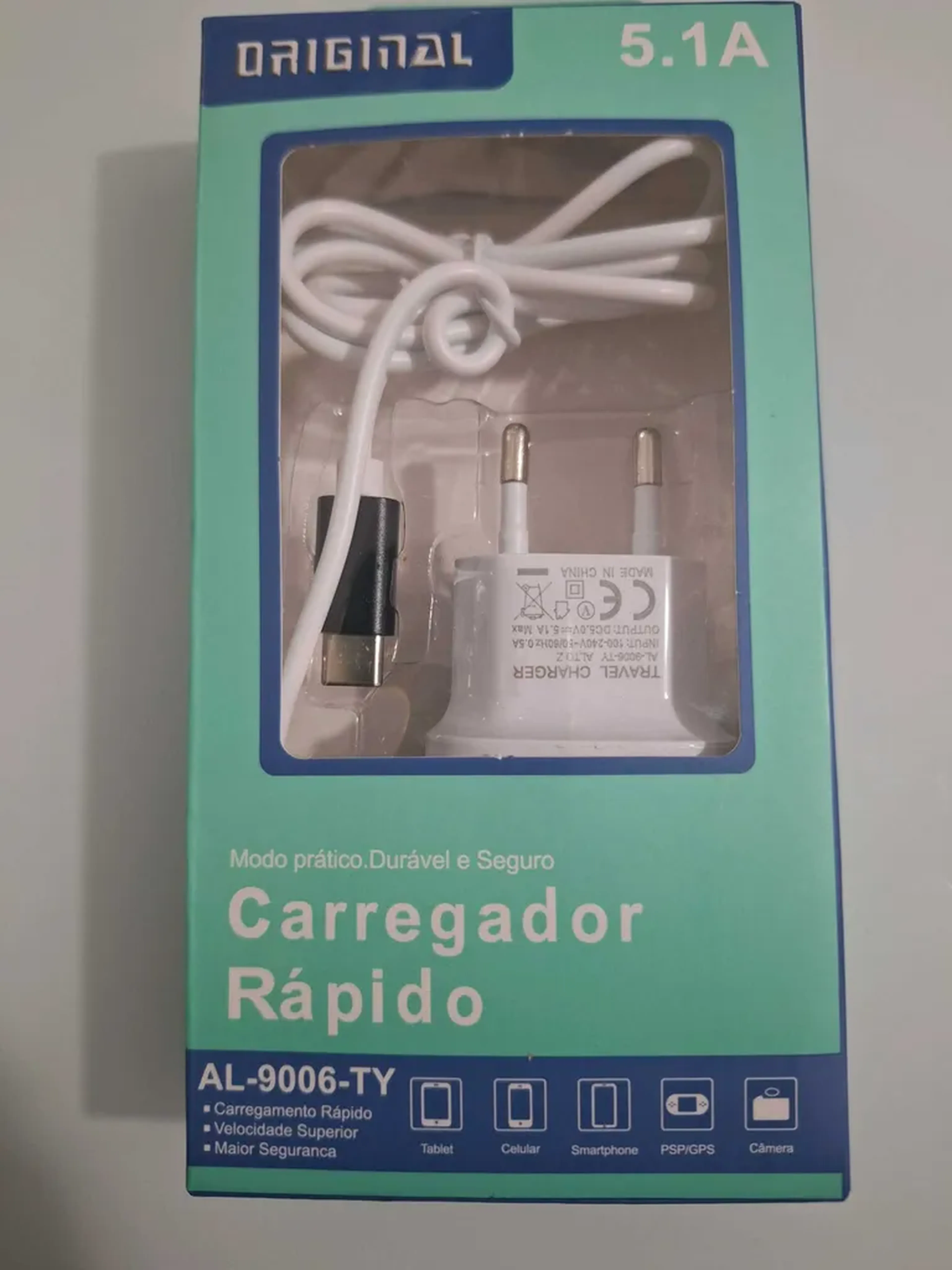 Carregador Rápido type C - 5.1 AL-9006-TY imagem