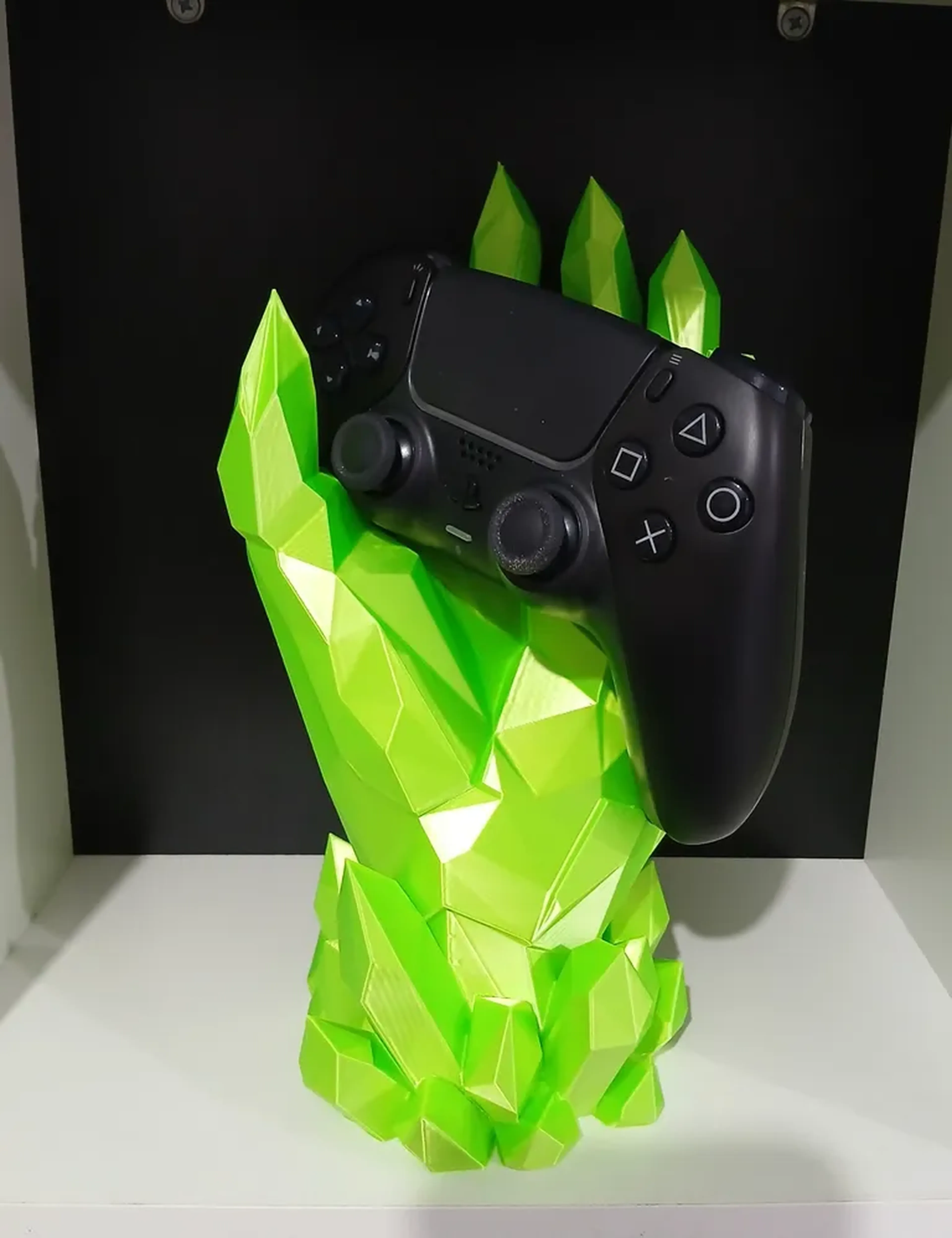 Suporte Gamer Cristal Verde (PS5 e Xbox) - Impressão 3D imagem