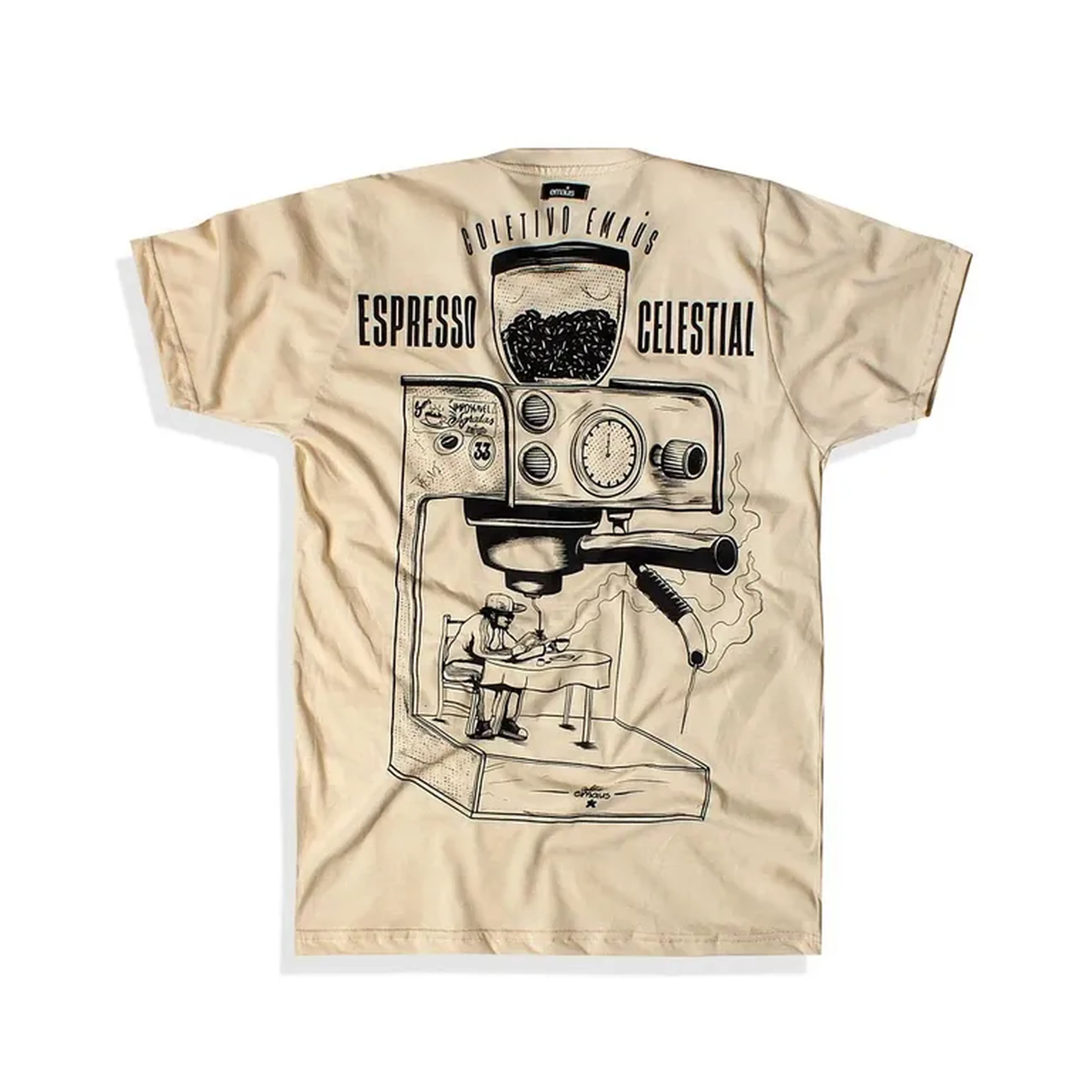 CAMISETA ESPRESSO CELESTIAL (VANILLA) TAM - M,GG imagem