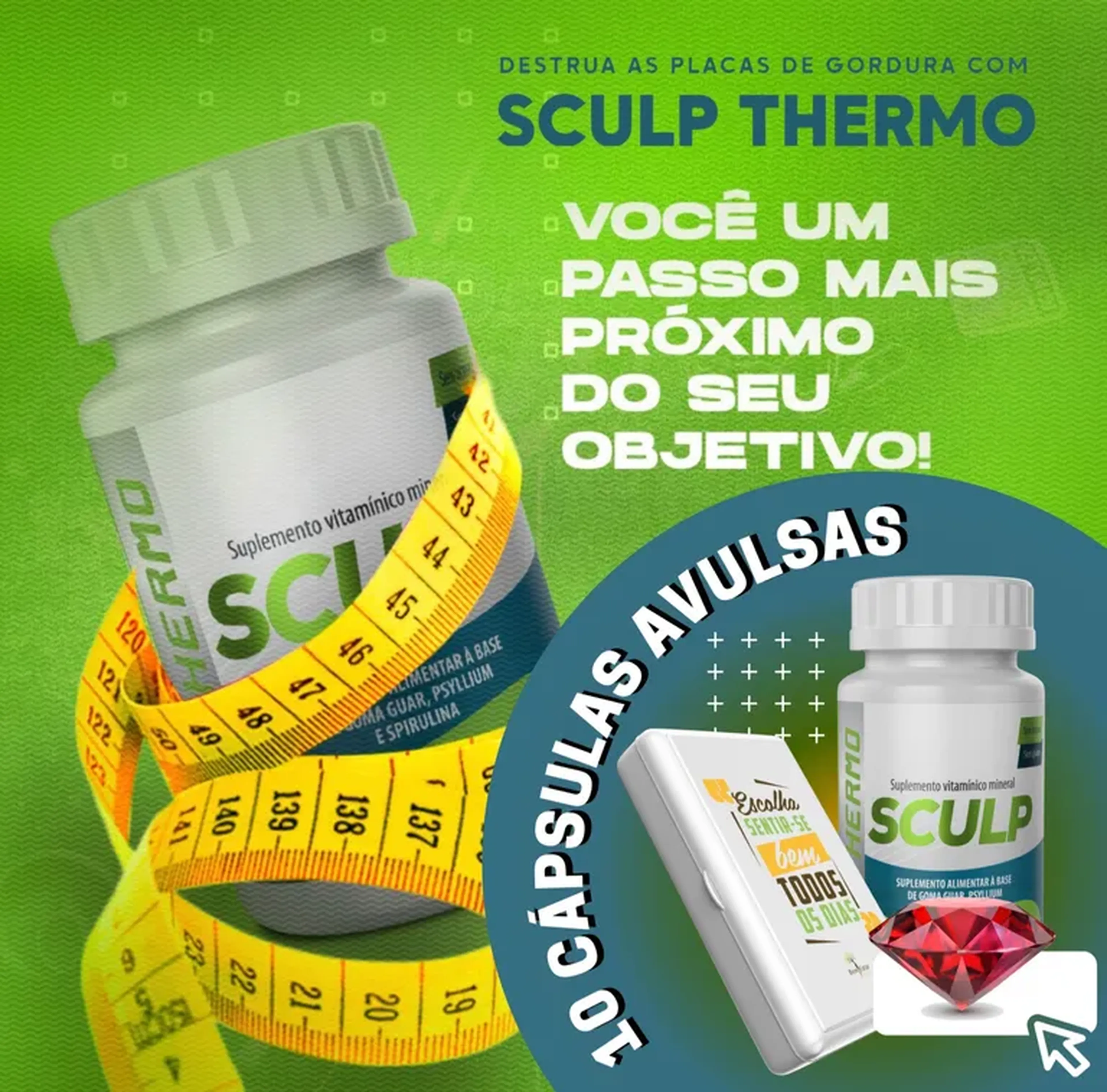10 Cápsulas Avulsas Sculp Thermo imagem