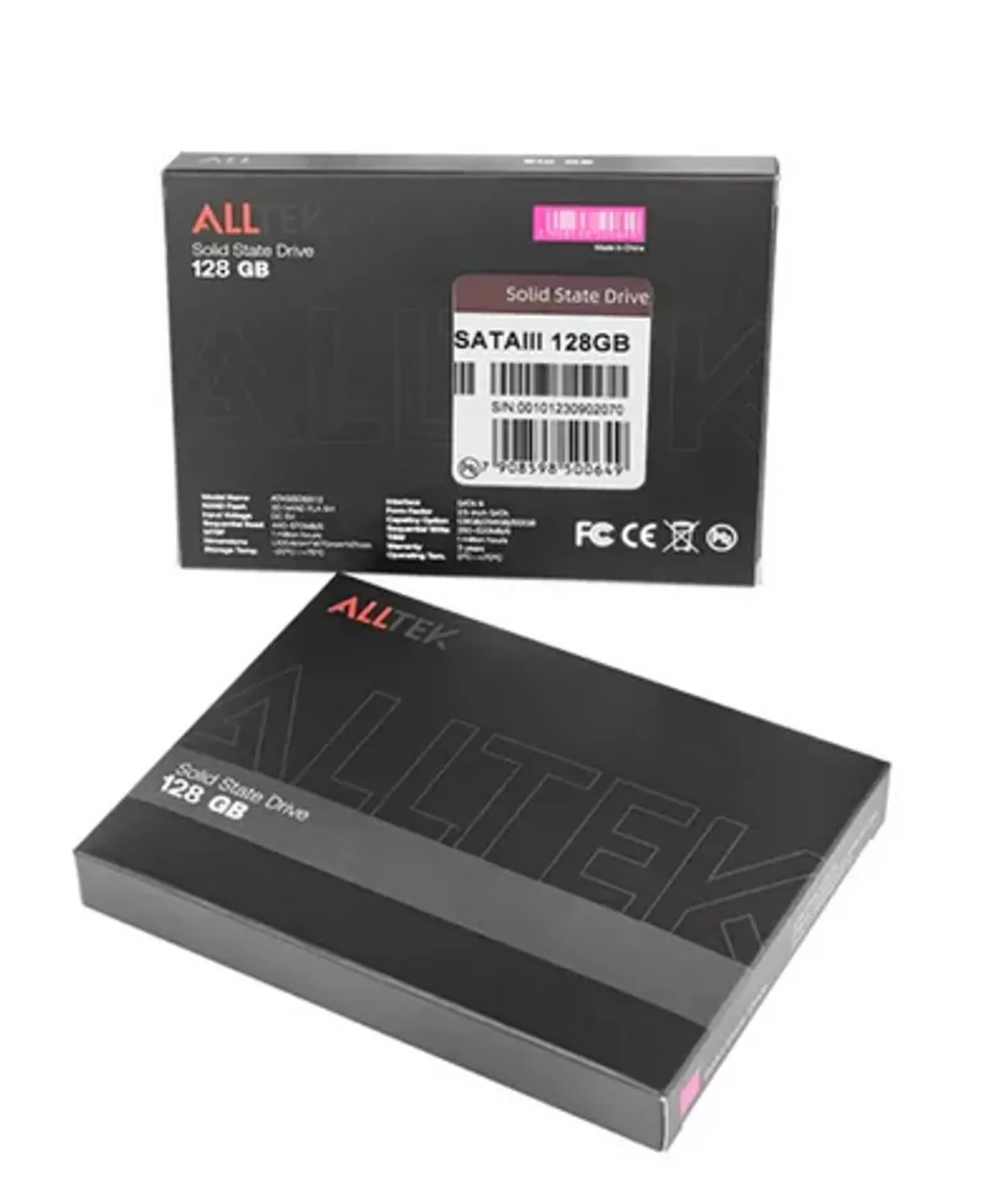 Hd Ssd 128gb Alltek 2.5 Sata Ill 6 Gbs Cor Preto 128gb imagem
