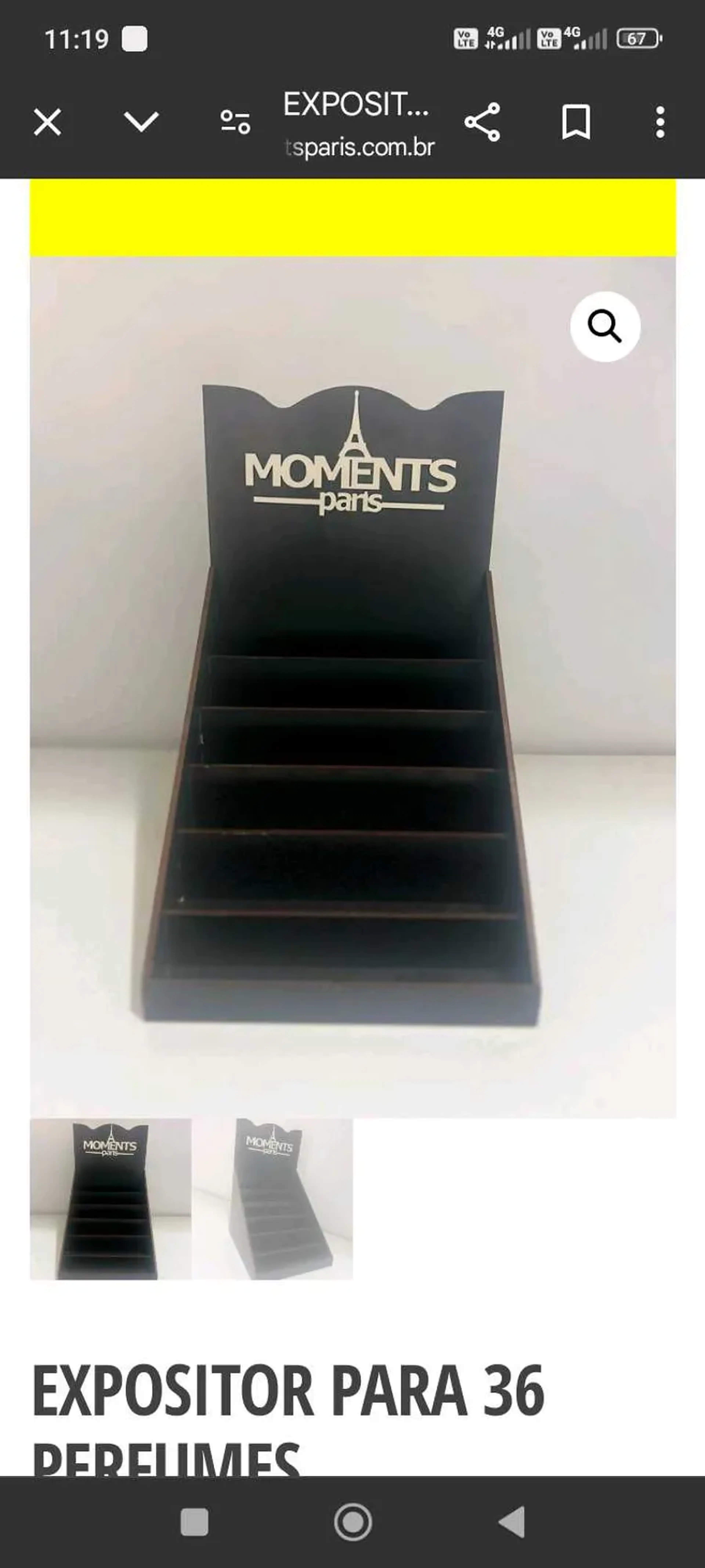 Expositor de Perfumes imagem
