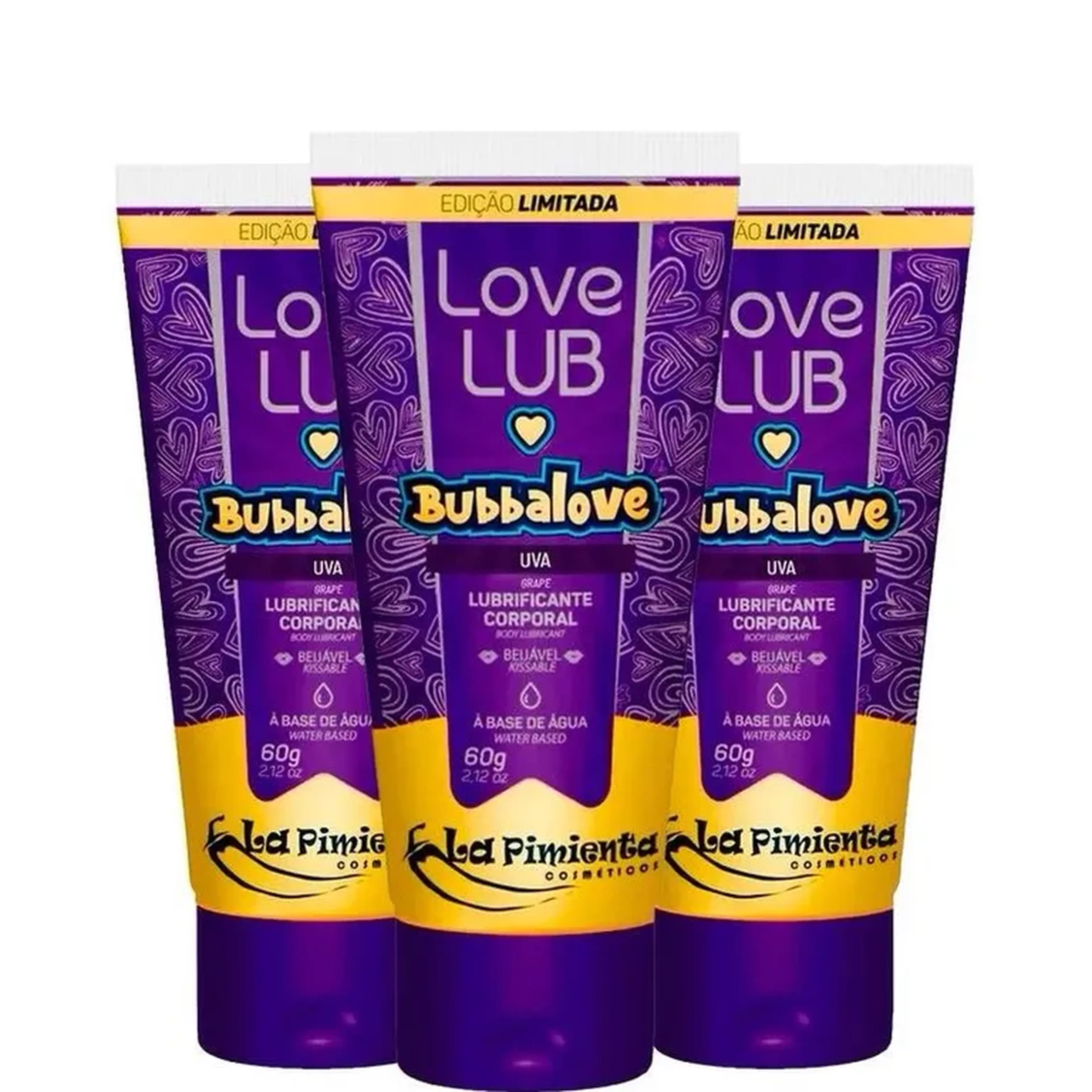 Love Lub Bubbalove Lubrificante beijável 60g imagem