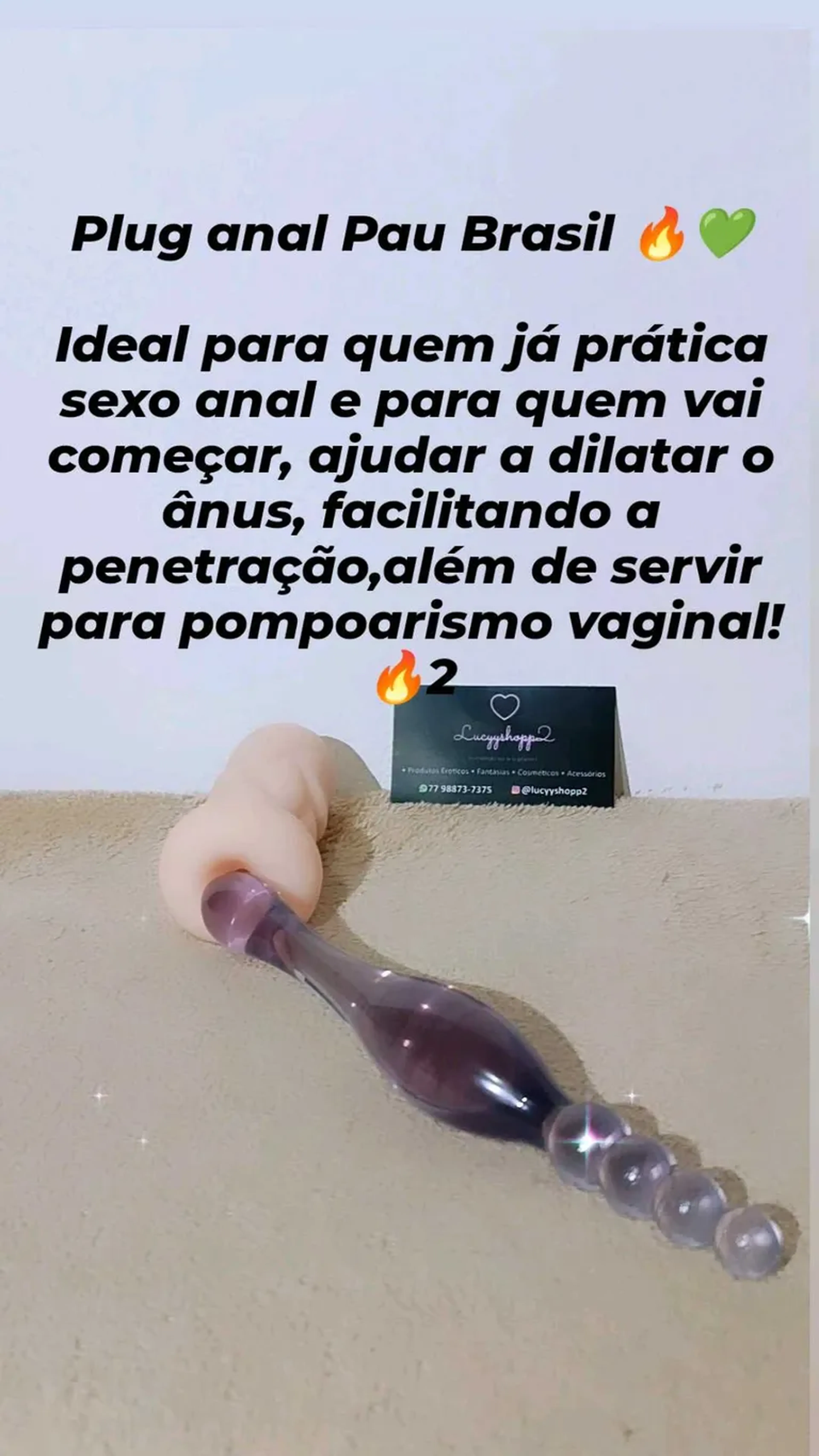PLUG ANAL JELLY STICK - ONDULADO imagem