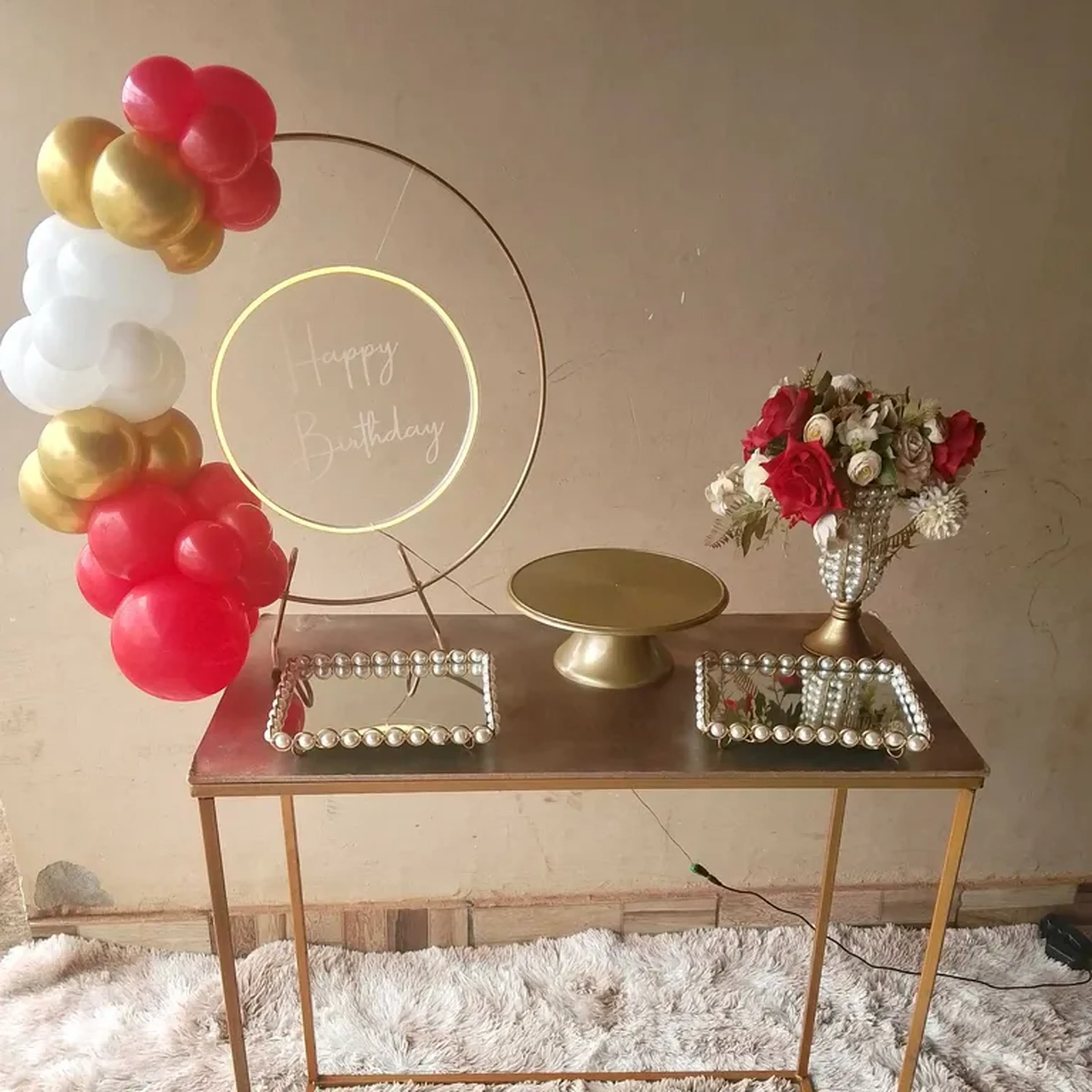 Mini festa luxo com led qualquer cor imagem
