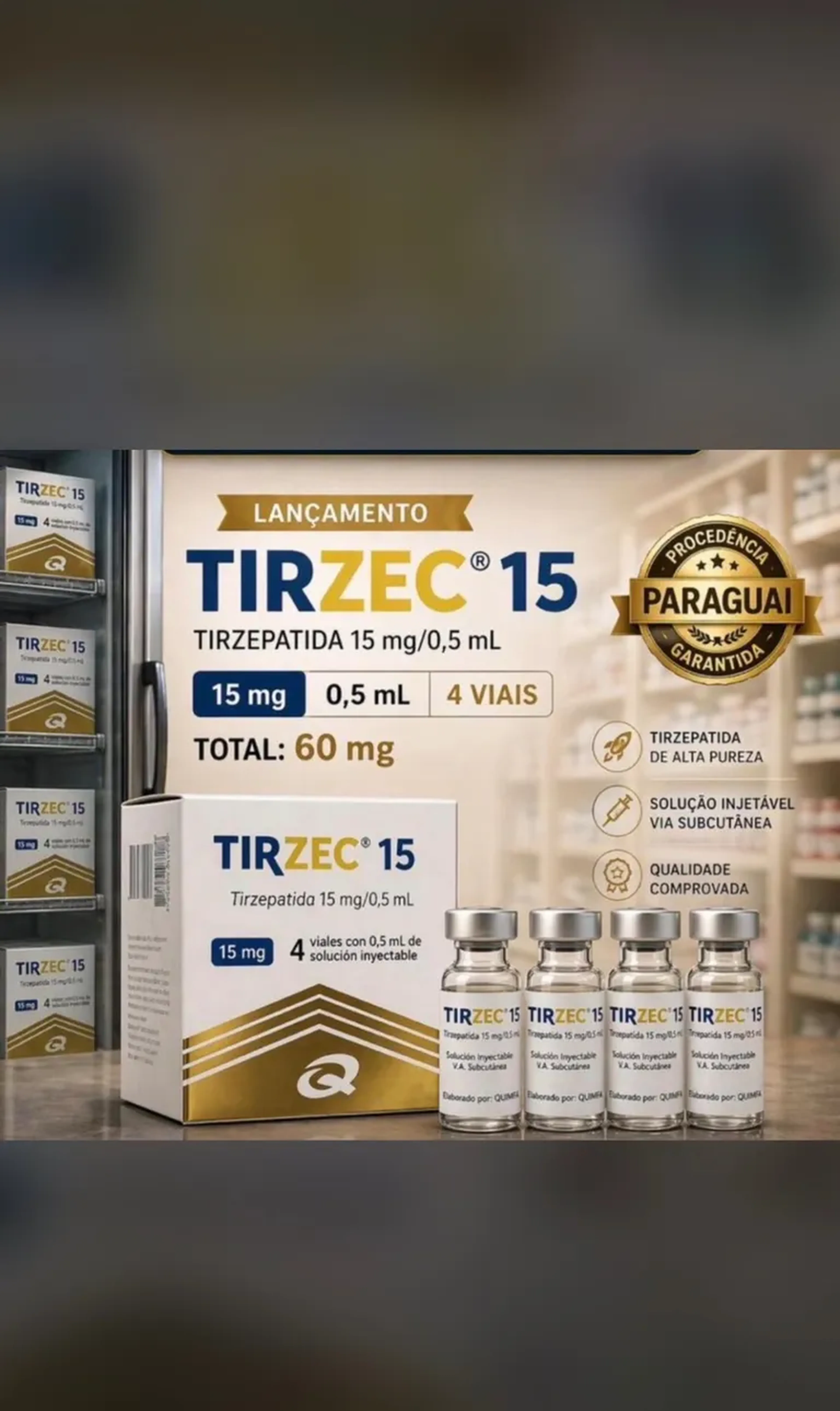 Tirzec 4 ampola imagem