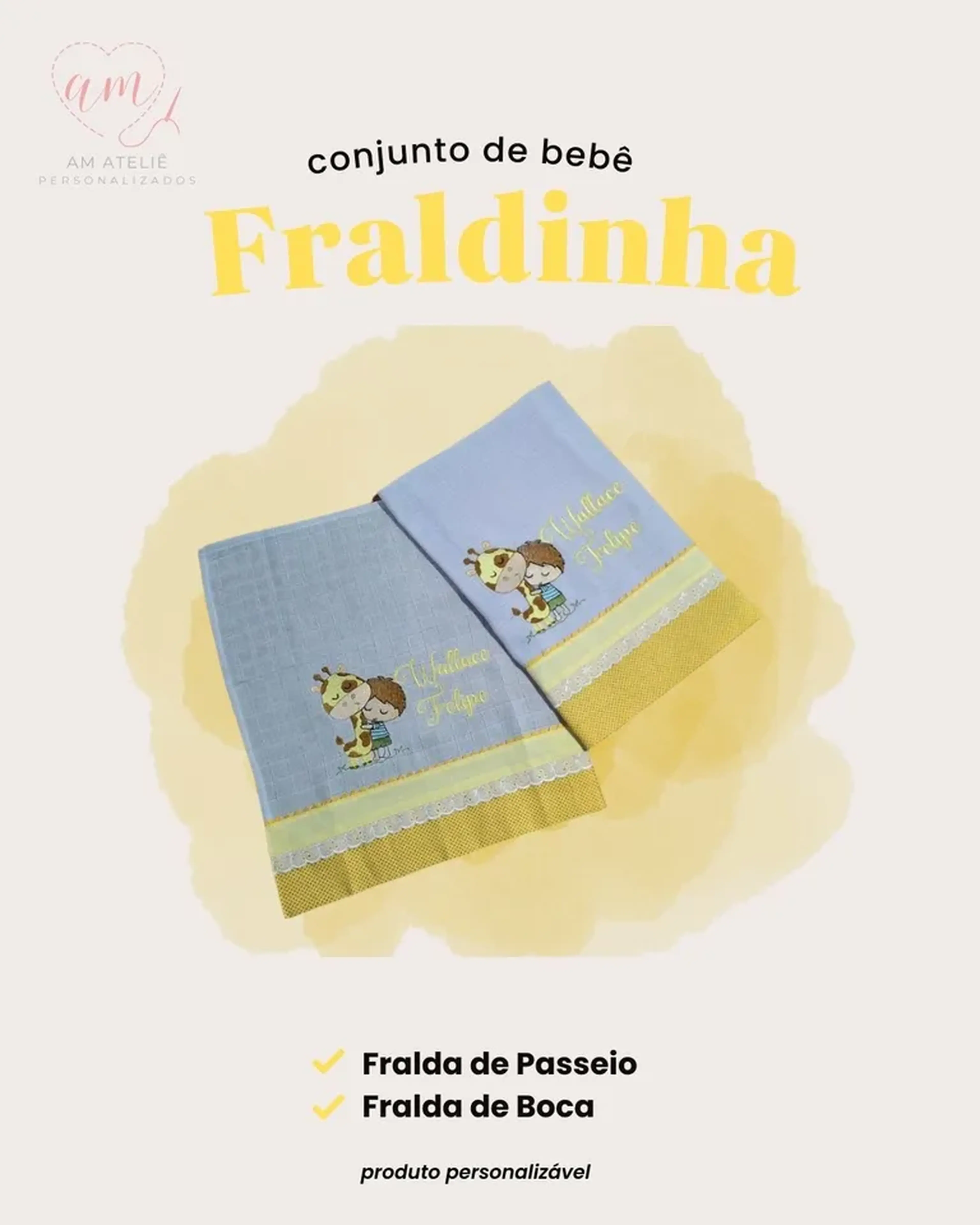 Conjunto Fraldinha imagem