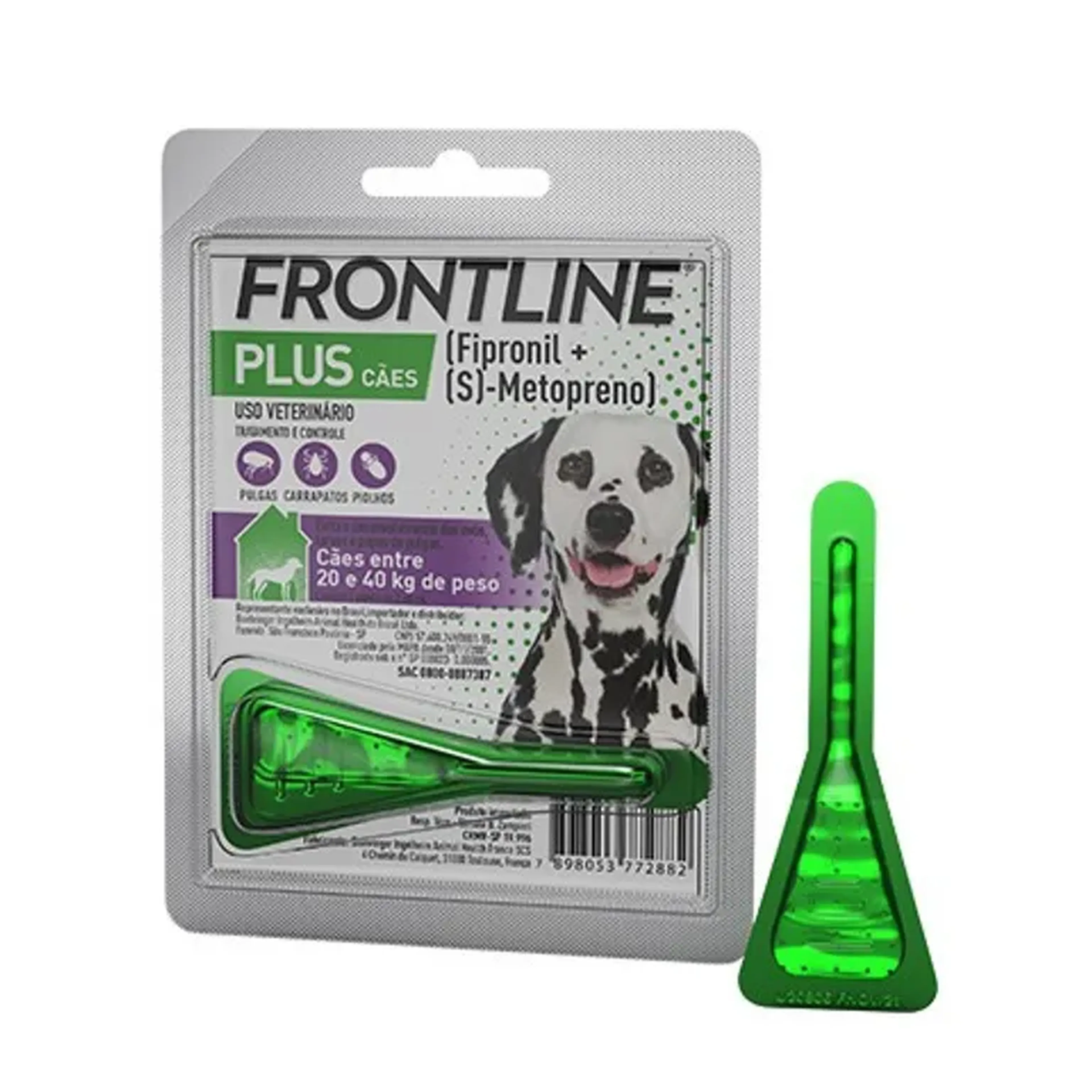 Frontiline Plus cães 20 a 40 kg imagem