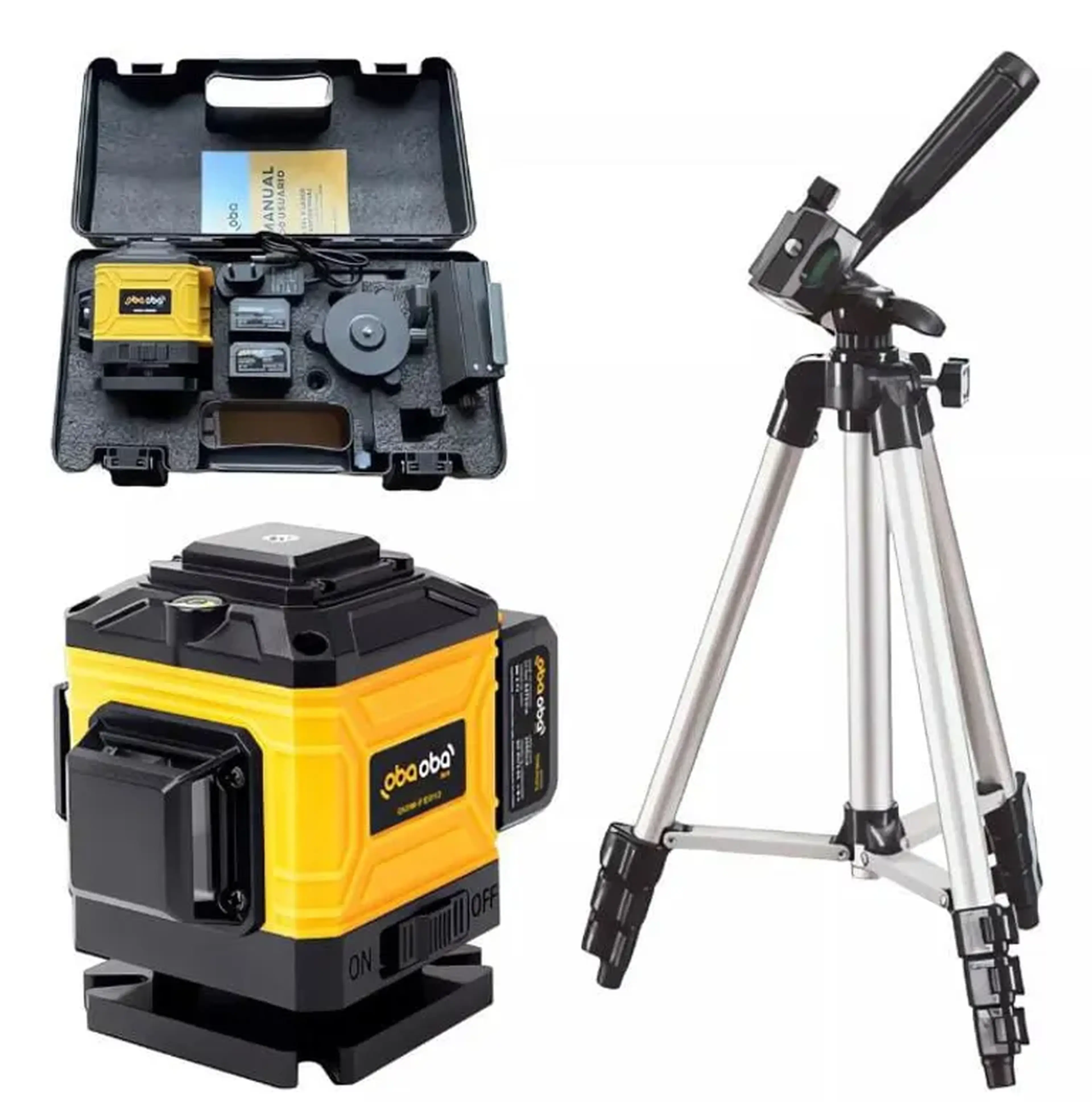 Nível Laser 3d 12 Linhas 30m Recarregável Tripé Controle imagem