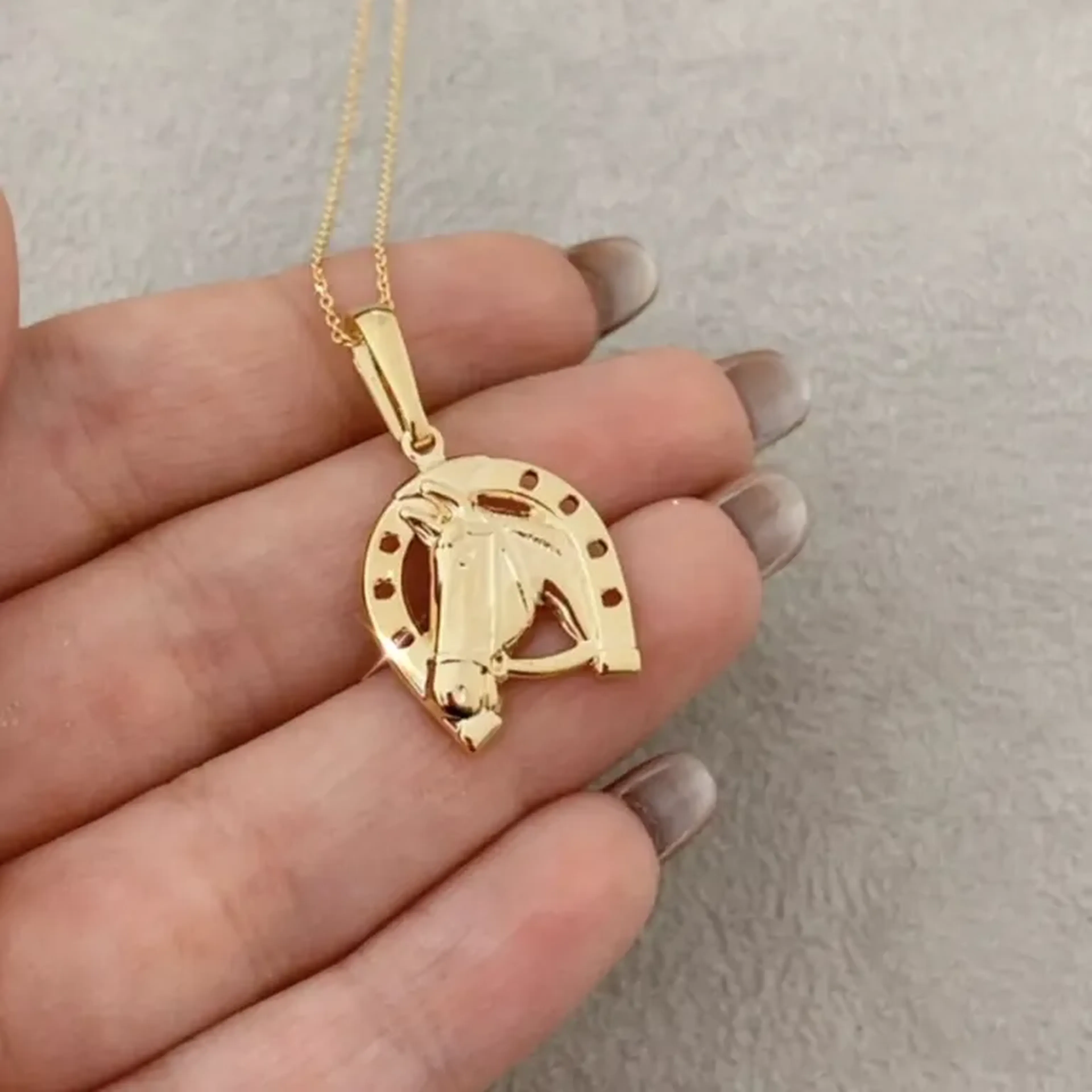 Colar cavalo ferradura básico imagem