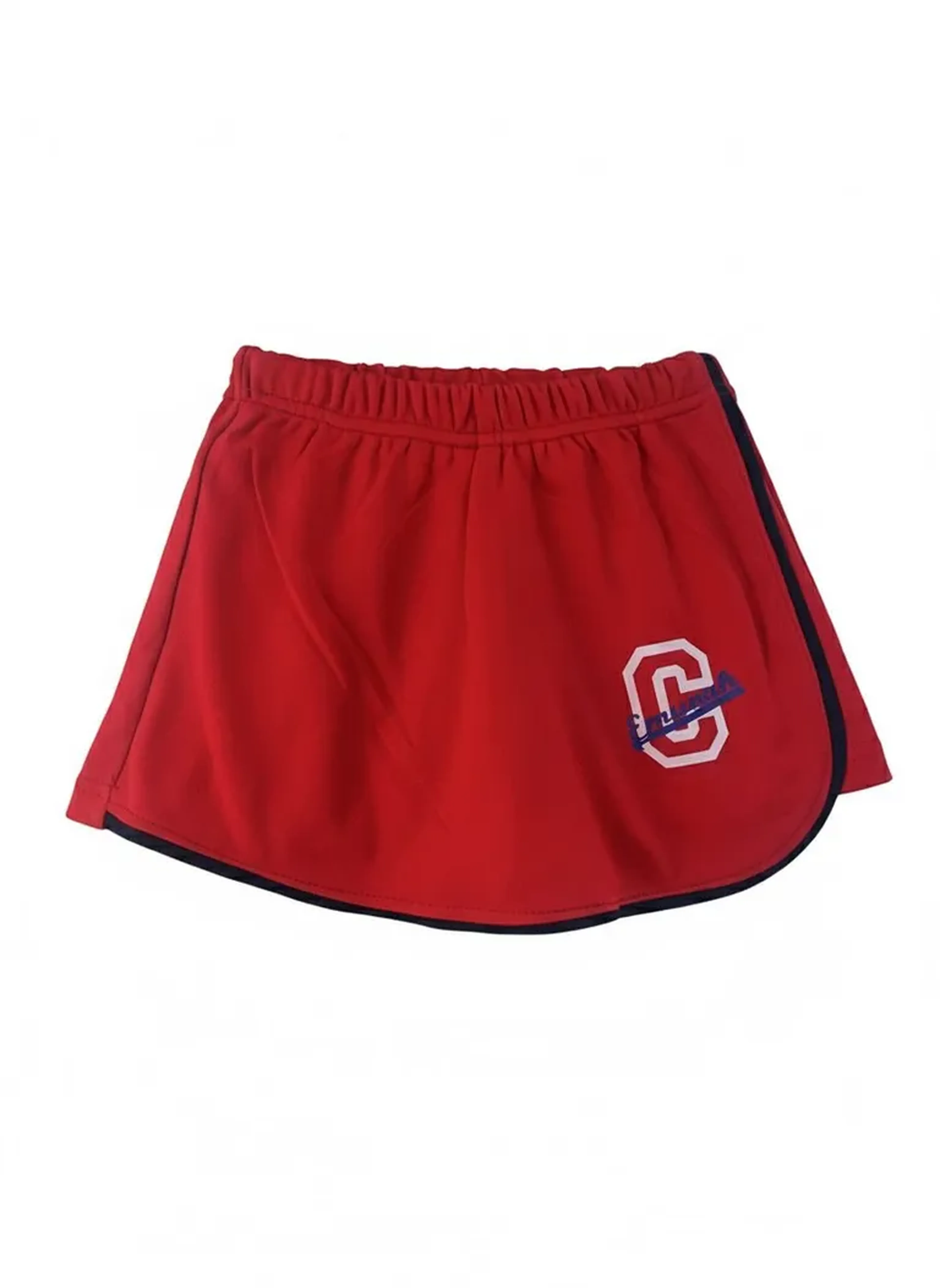 Short Saia estampado Vermelho Emunah imagem